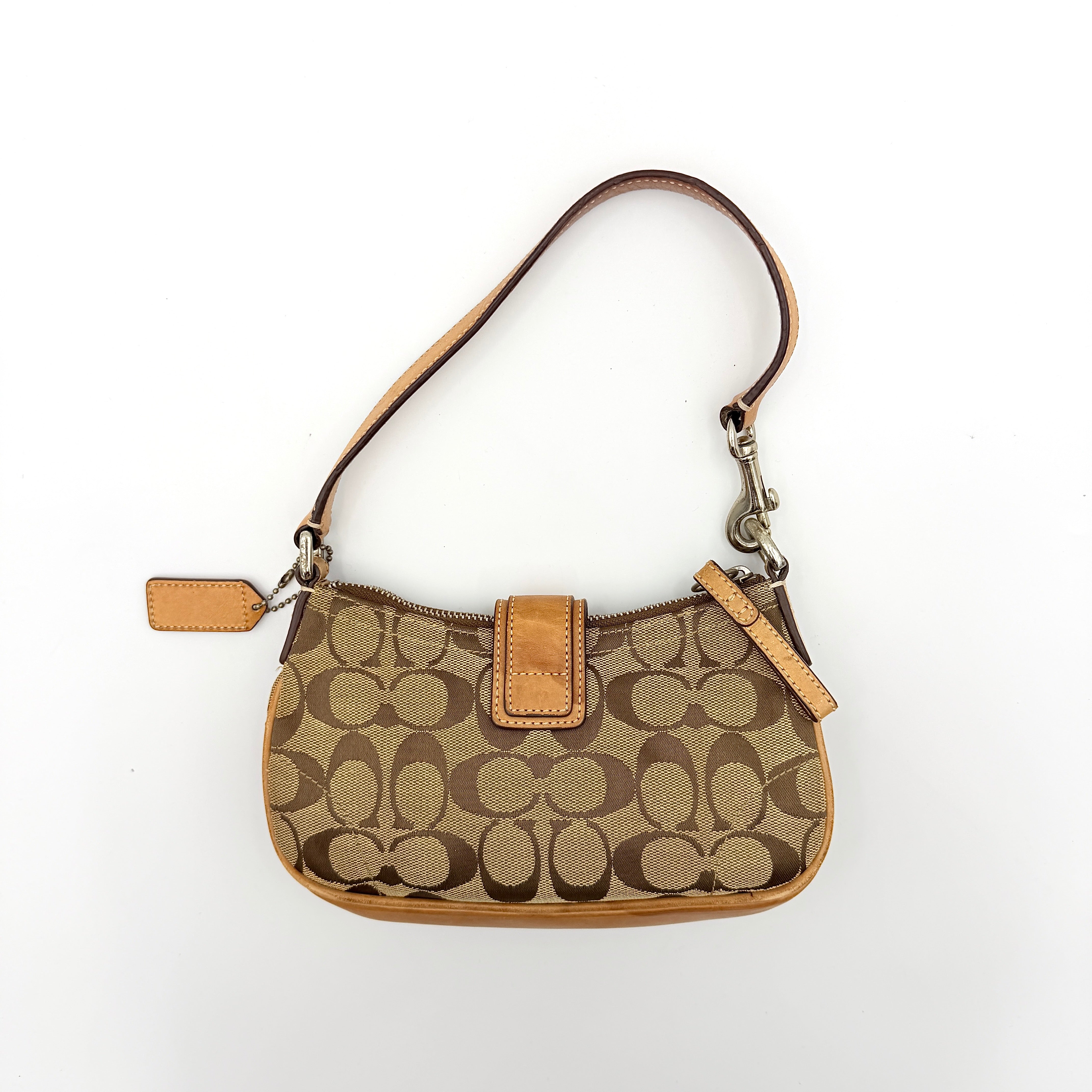 Coach Y2K Demi Soho Shoulder Bag Beige/Tan