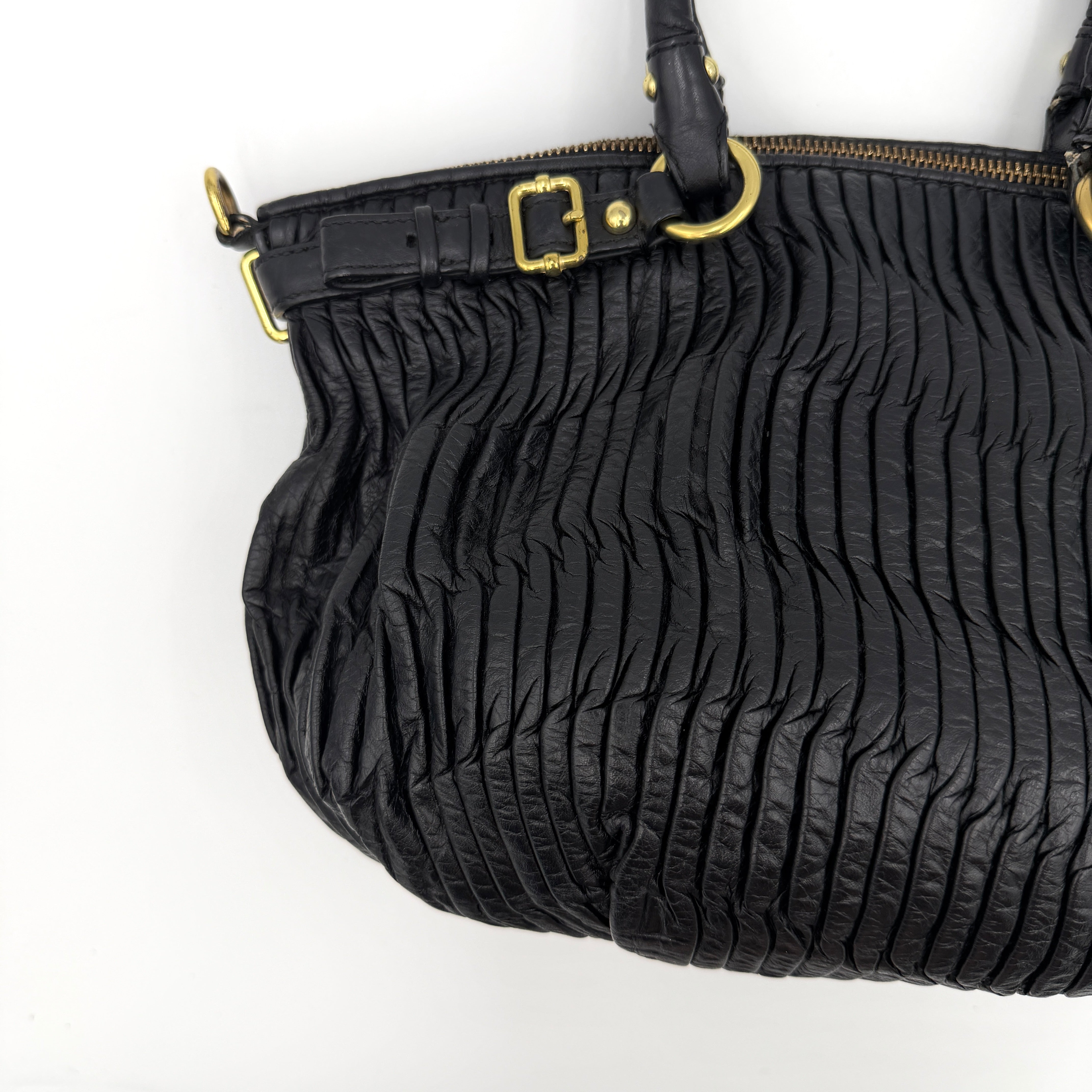 Coach 2Way Signature Madison Shoulder Bag Black