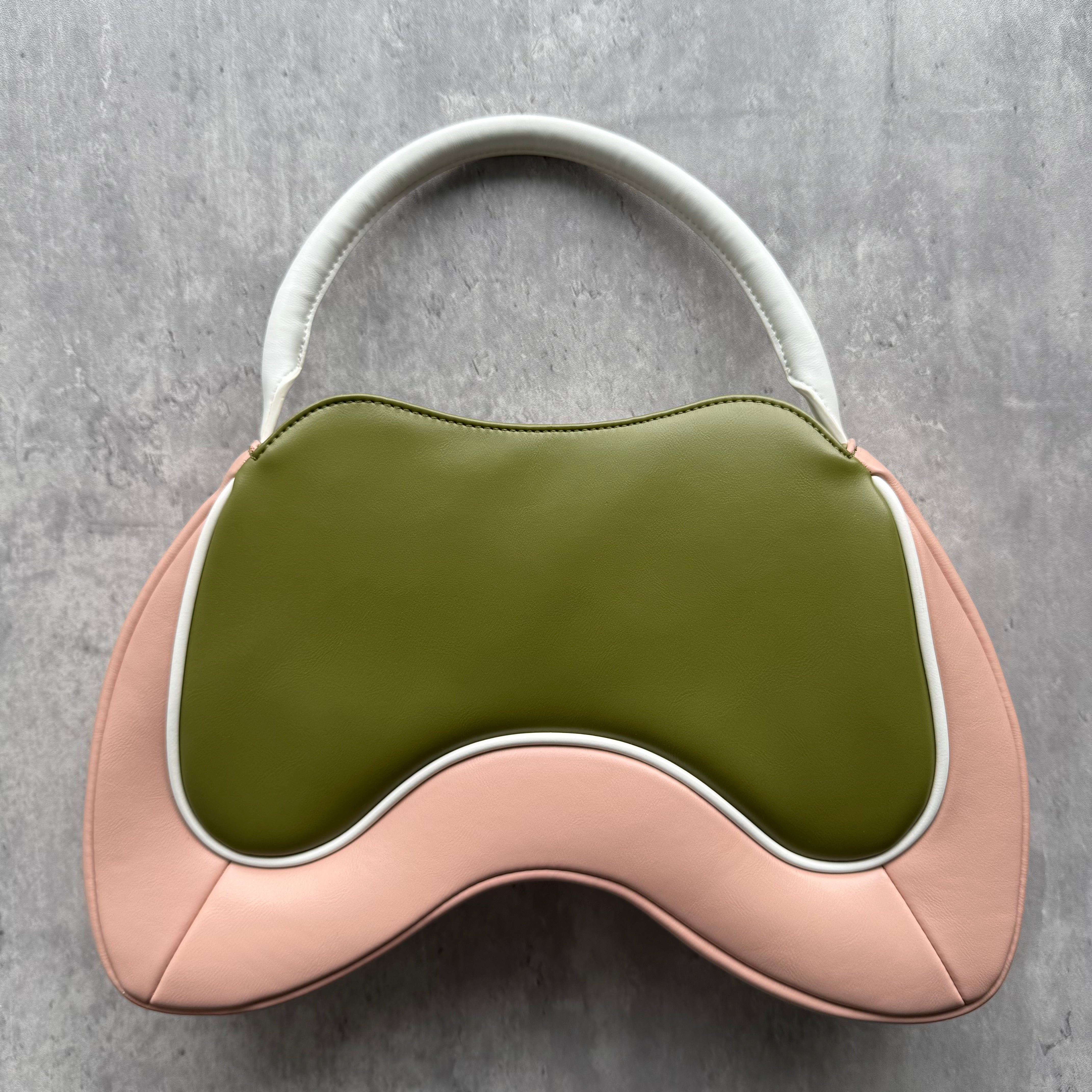 Diesel 2Way Autre Marque Shoulder Bag Green/Pink