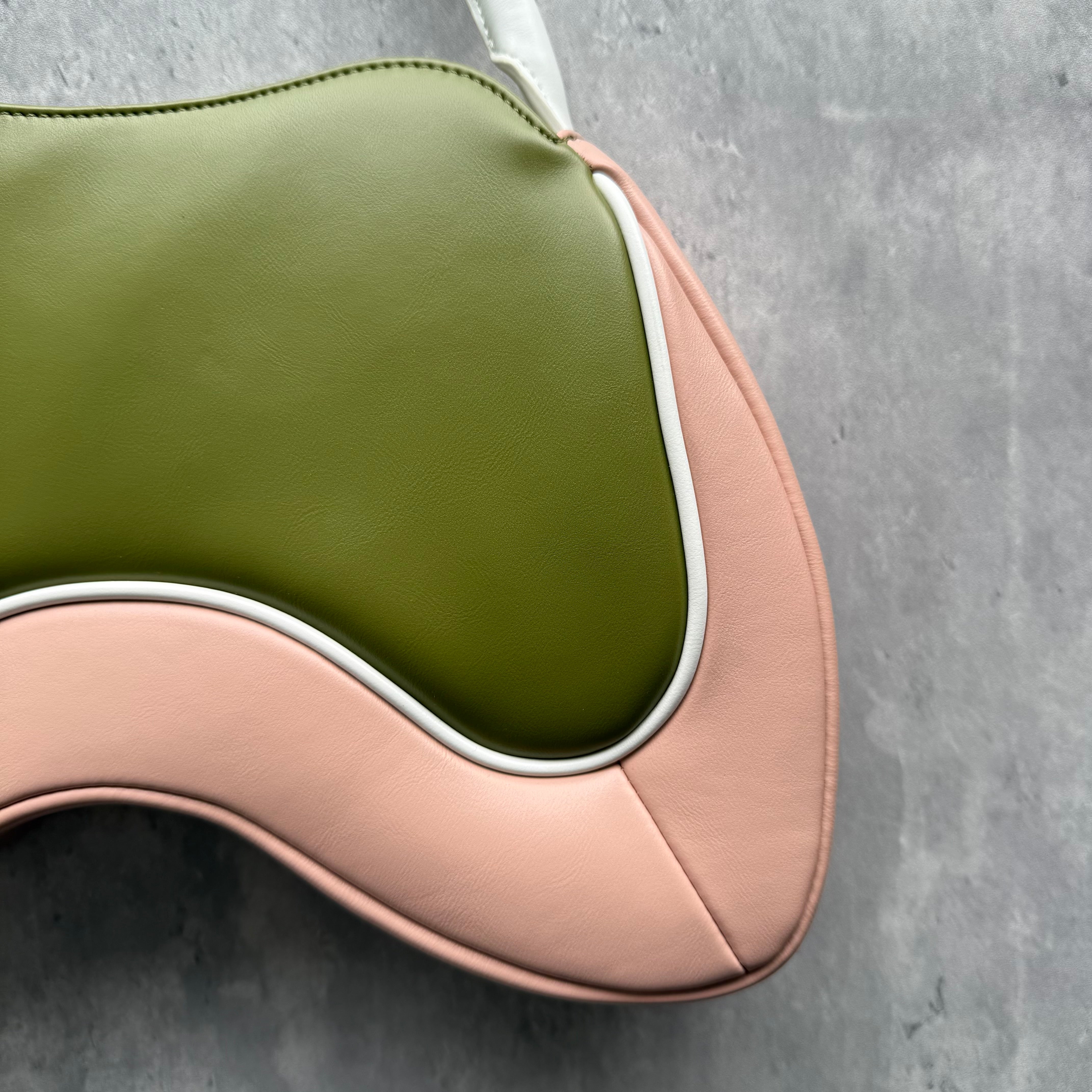 Diesel 2Way Autre Marque Shoulder Bag Green/Pink