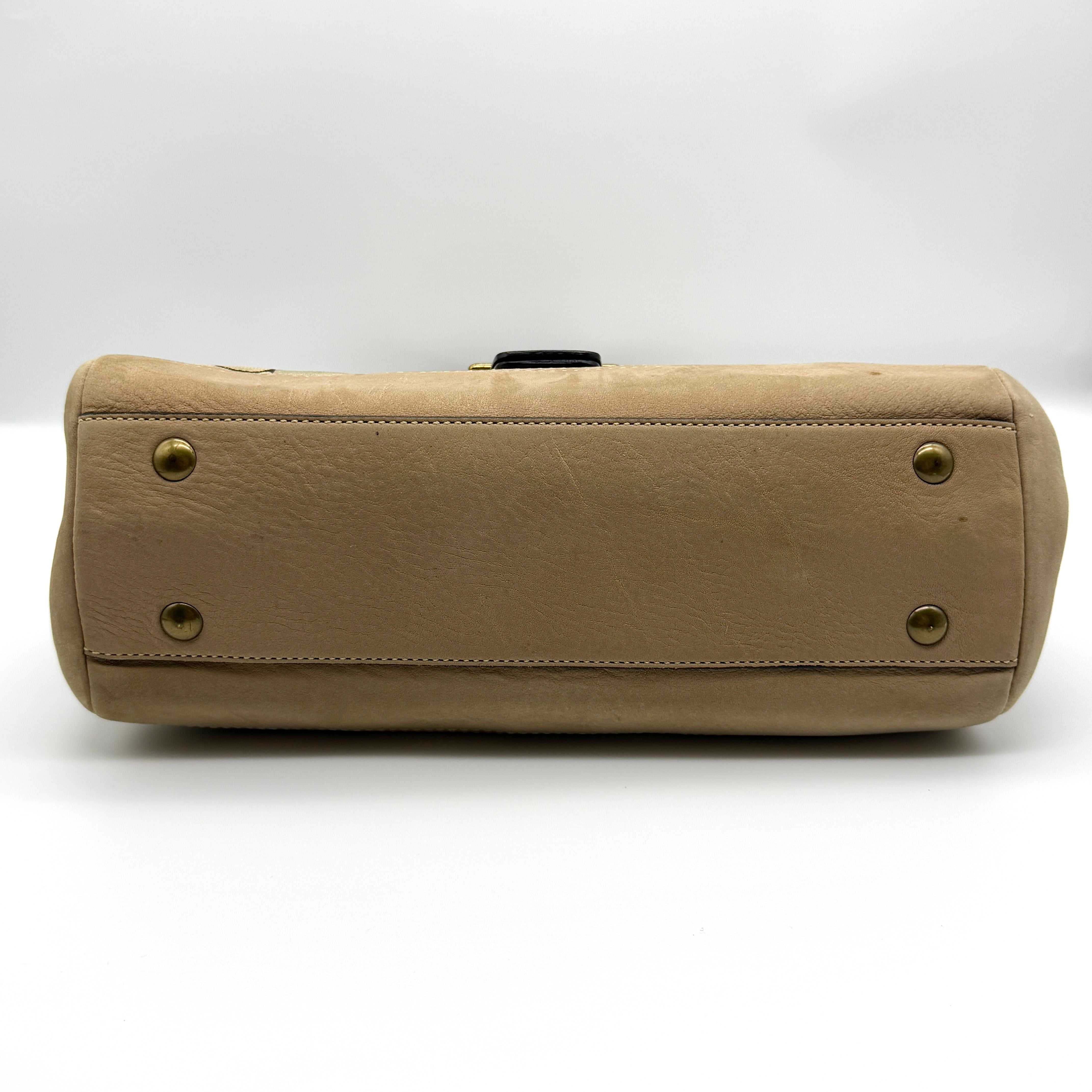 Coach Y2K Signature Soho Patchwork Shoulder Bag Brown/Gold