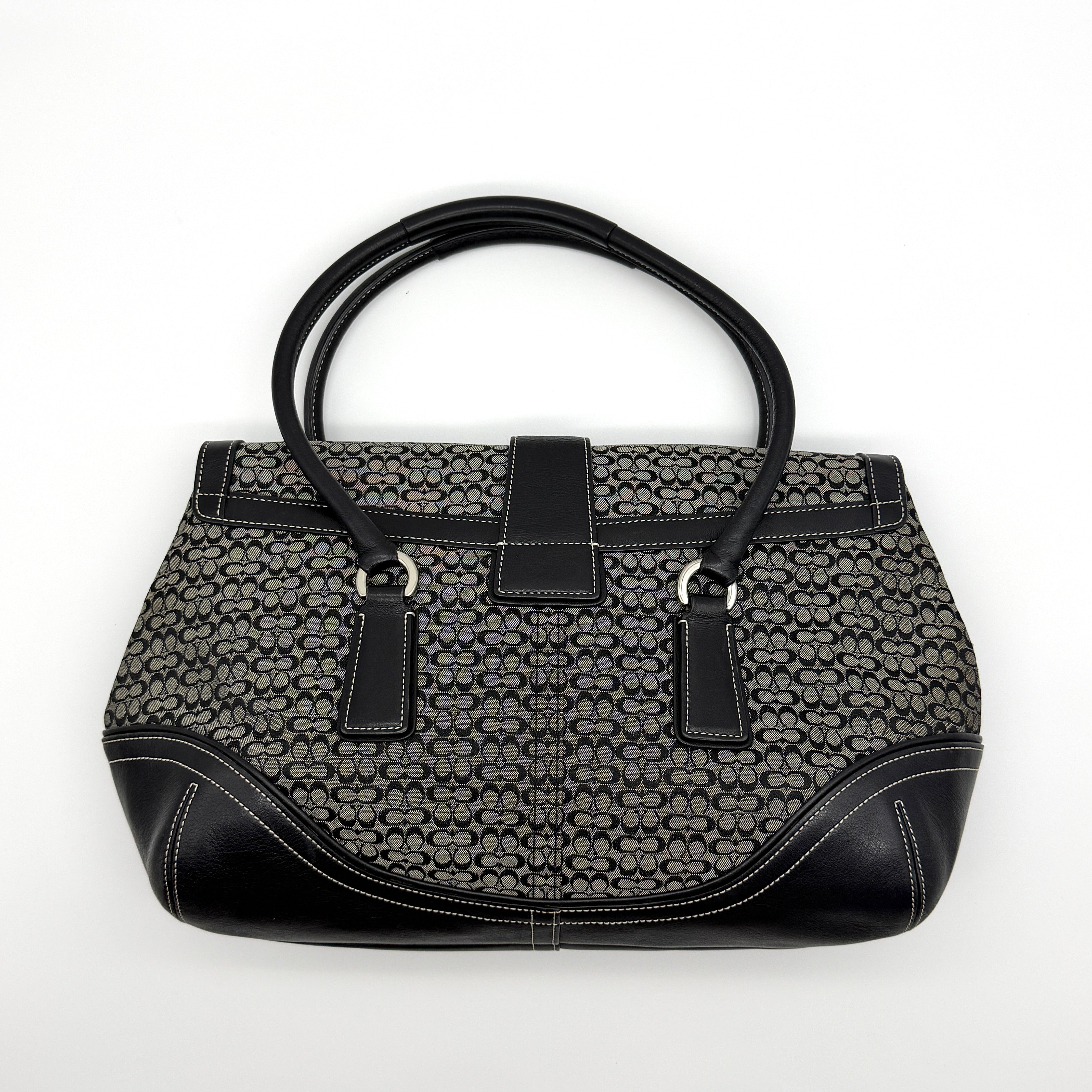 Coach Y2K Signature Soho Shoulder Bag Grey/Black