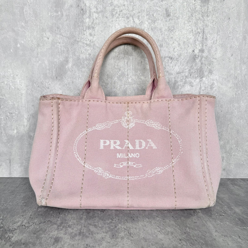 Prada Canapa Tote Bag Light Pink