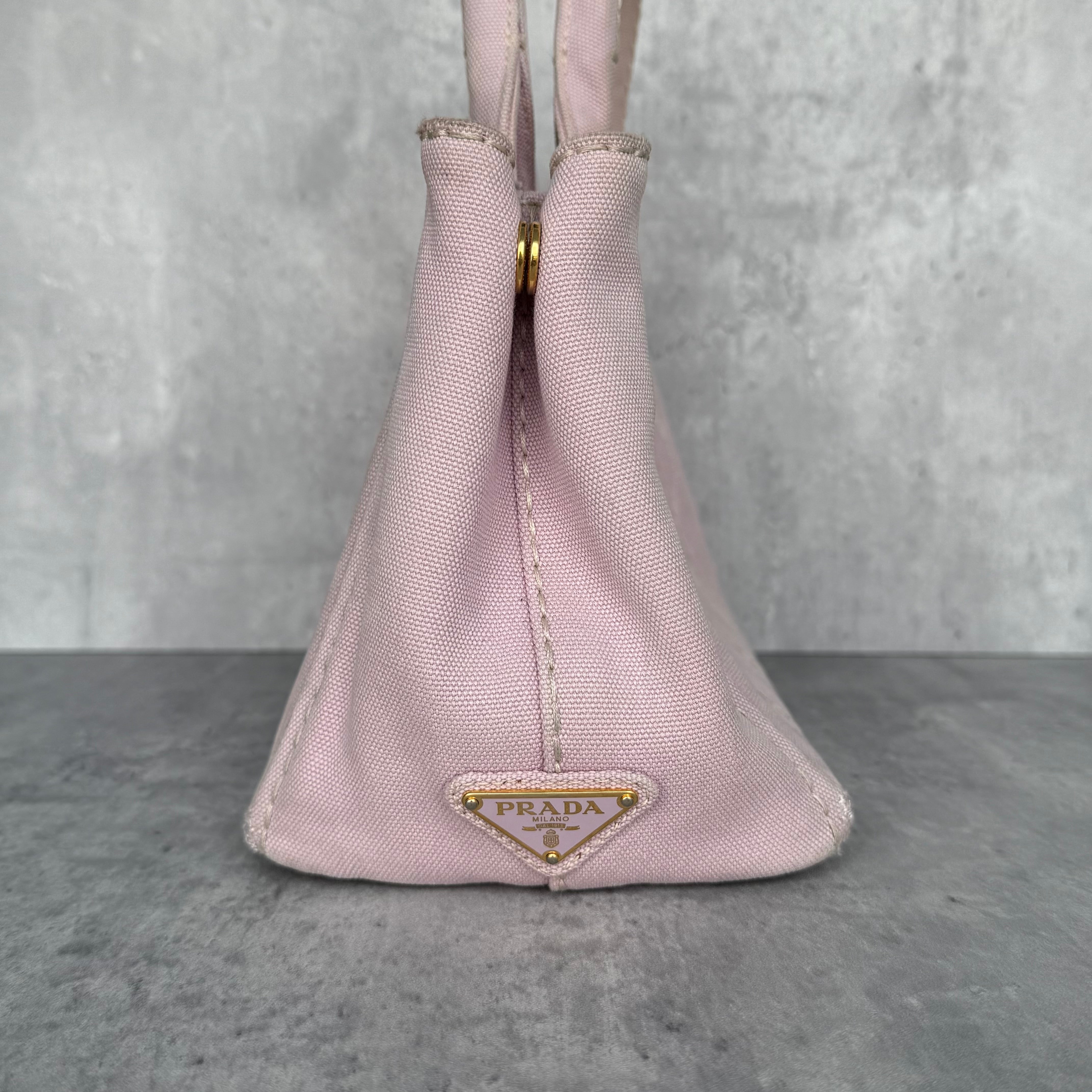 Prada Canapa Tote Bag Light Pink