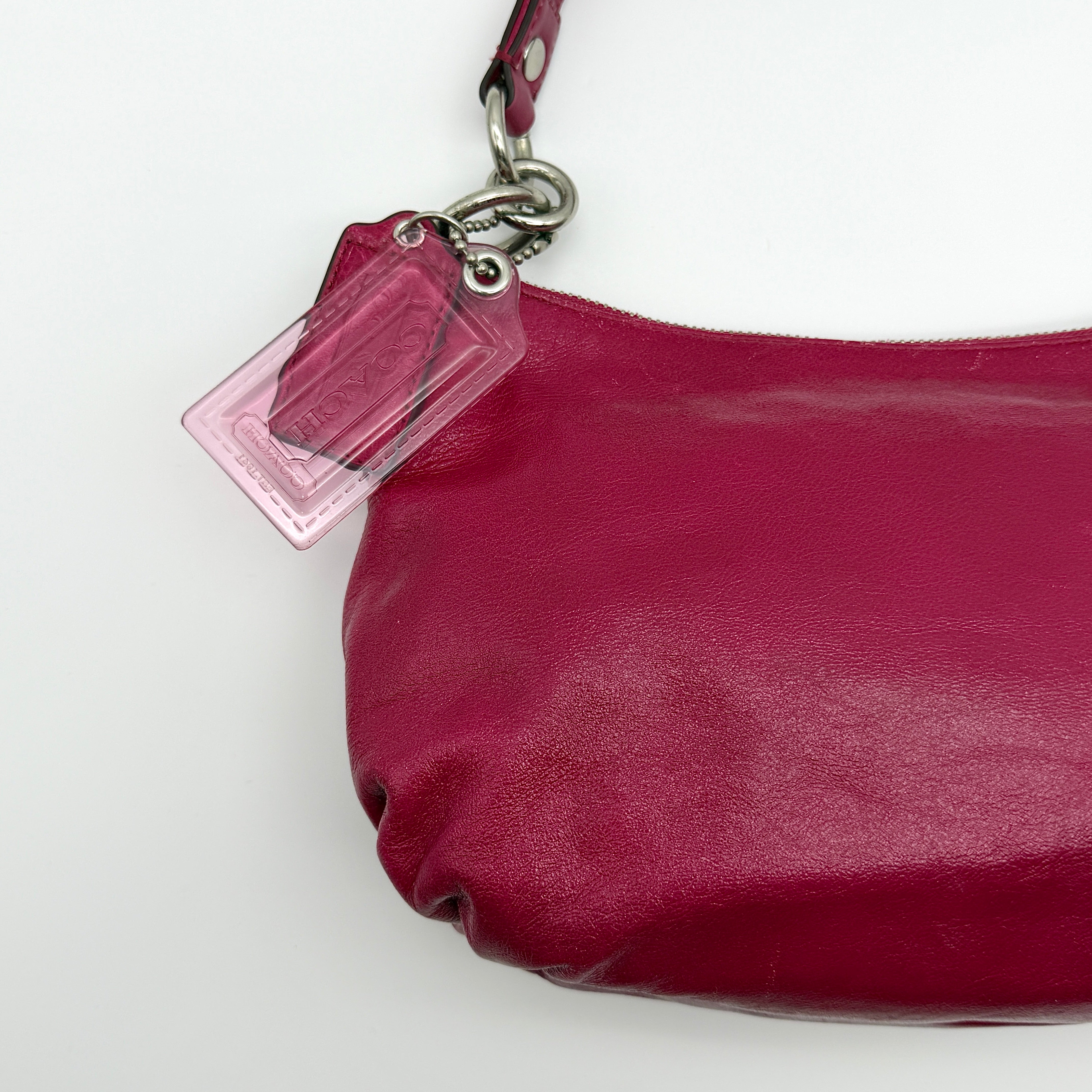 Coach 2Way Signature Poppy Shoulder Bag Pink