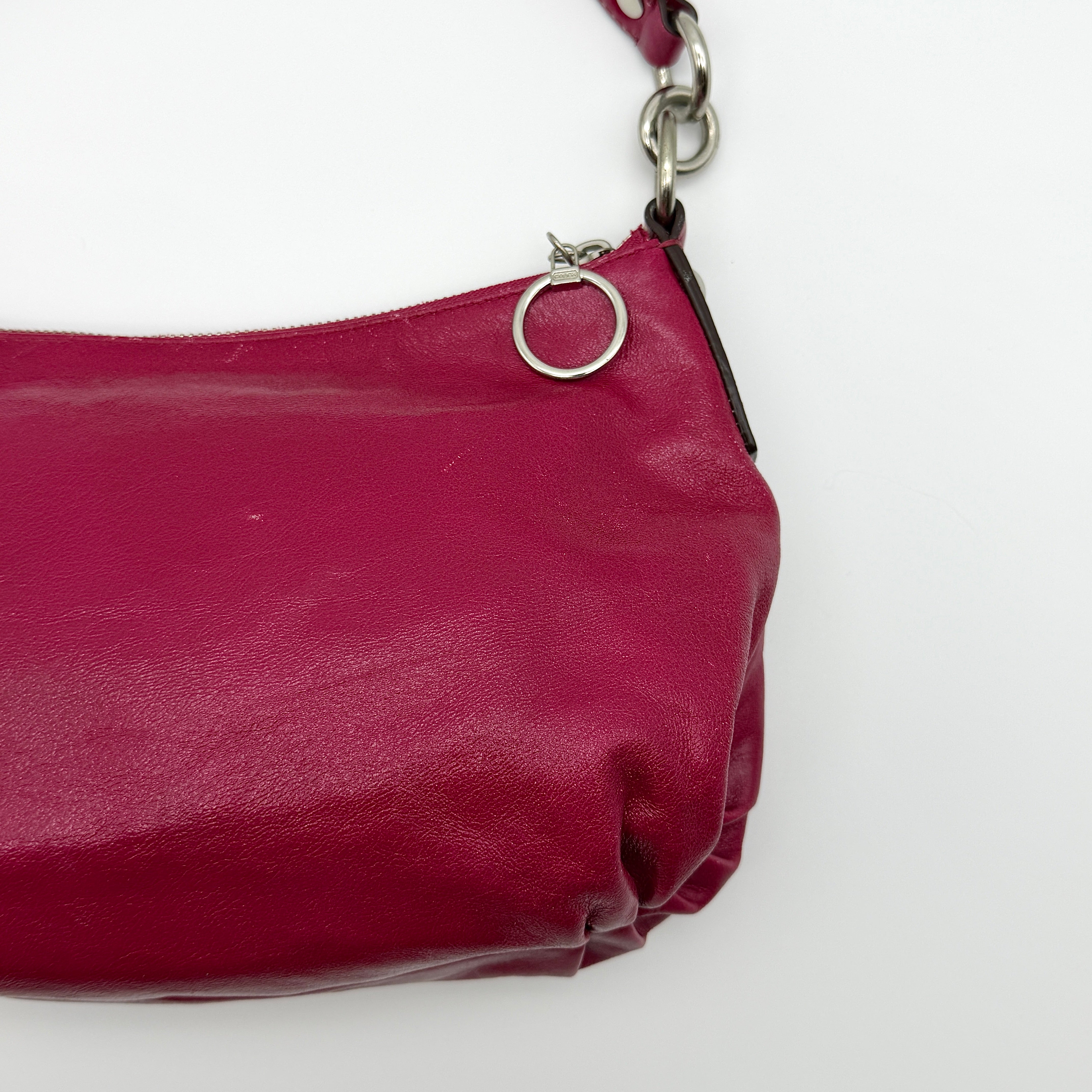 Coach 2Way Signature Poppy Shoulder Bag Pink