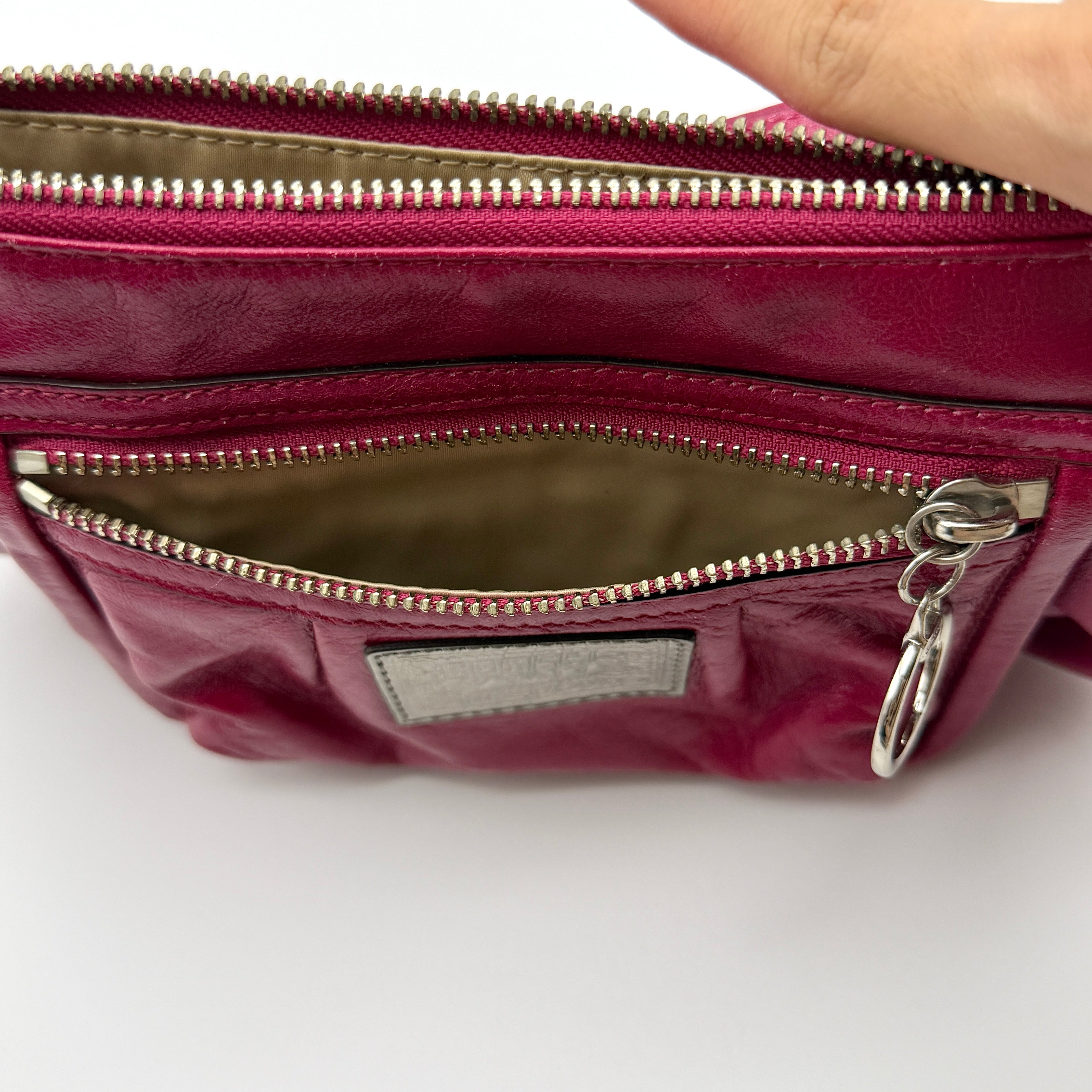 Coach 2Way Signature Poppy Shoulder Bag Pink