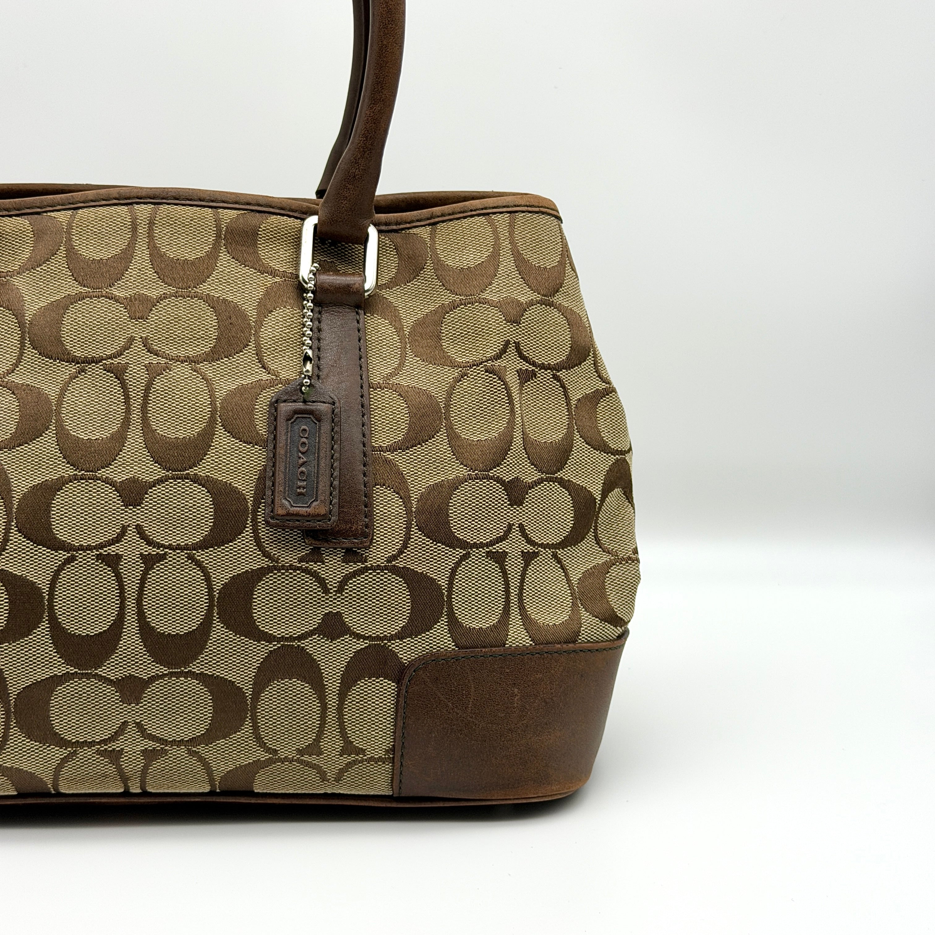 Coach Signature Canvas Handbag Brown/Beige
