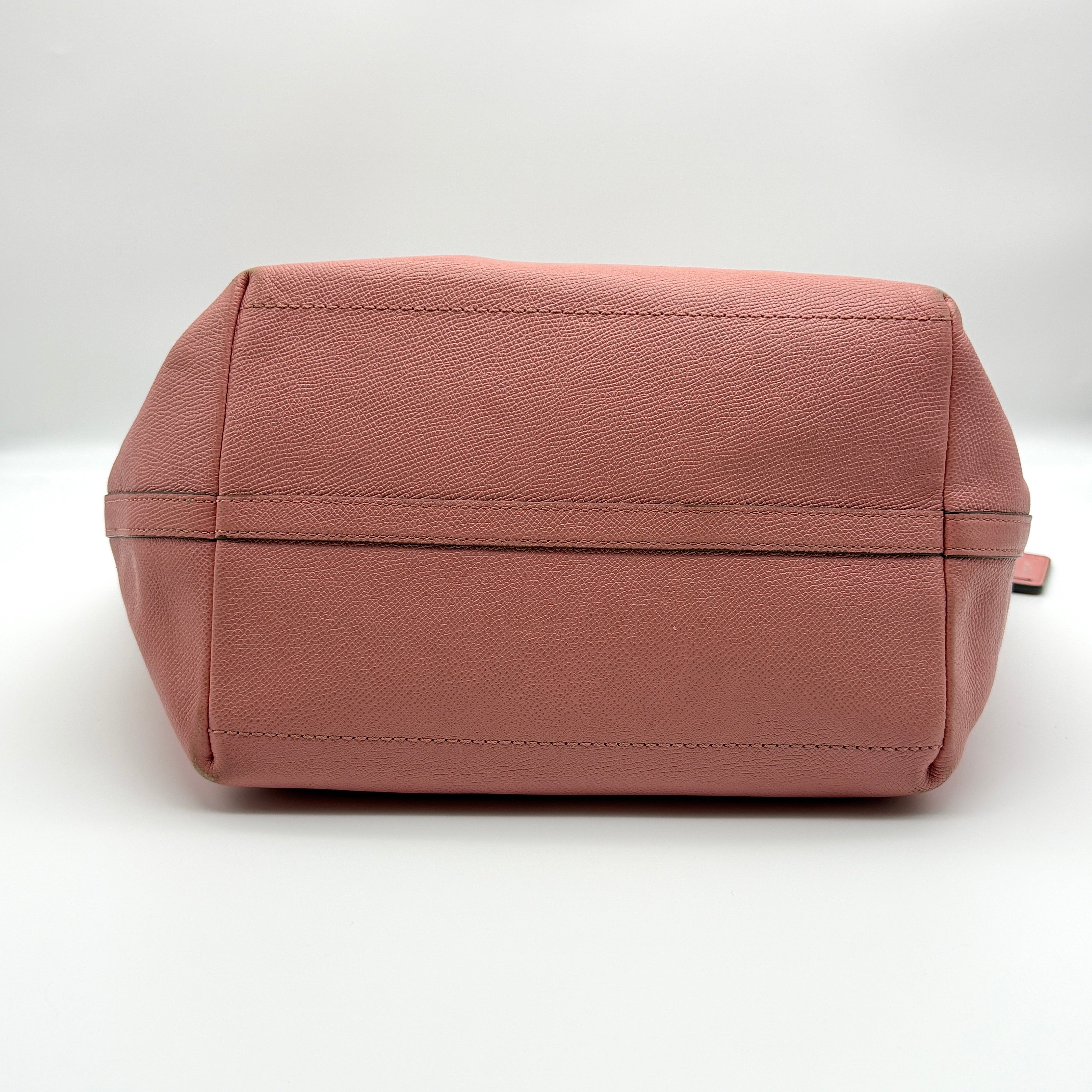 Coach Taxi Zip Top Tote Bag Pink