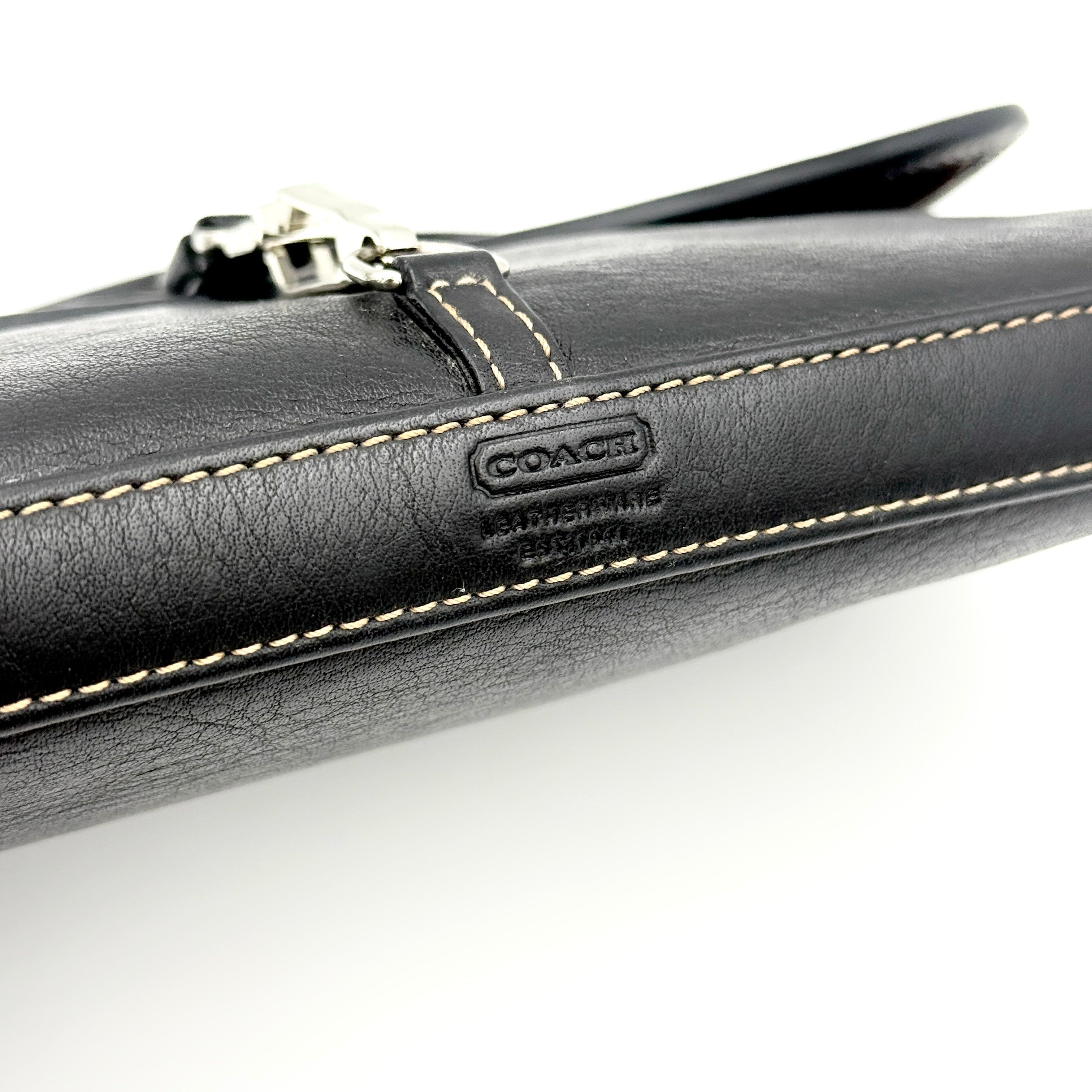 Coach Y2K Demi Clip Baguette Shoulder Bag Black