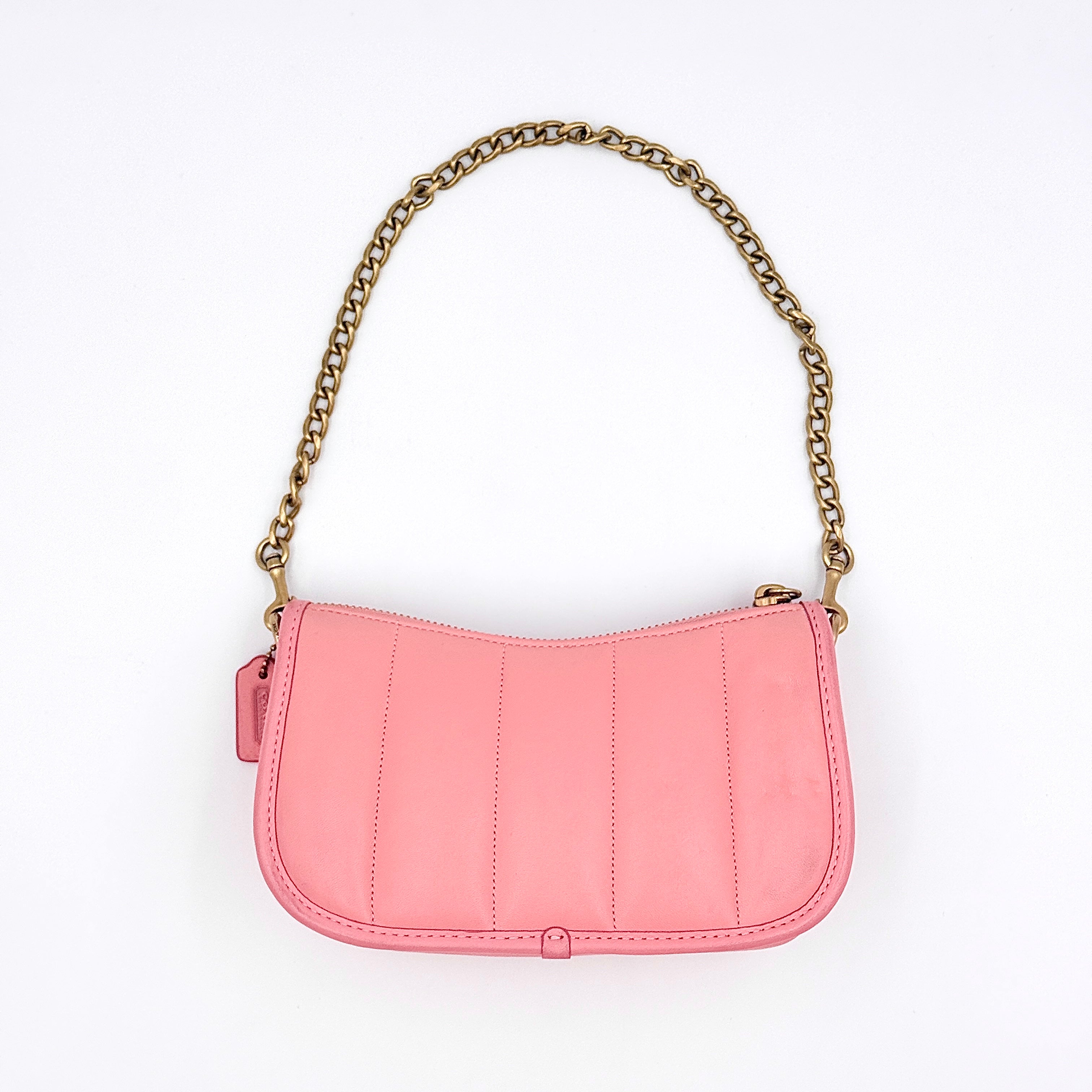 Coach Swinger 20 Quilted Shoulder Bag Pink