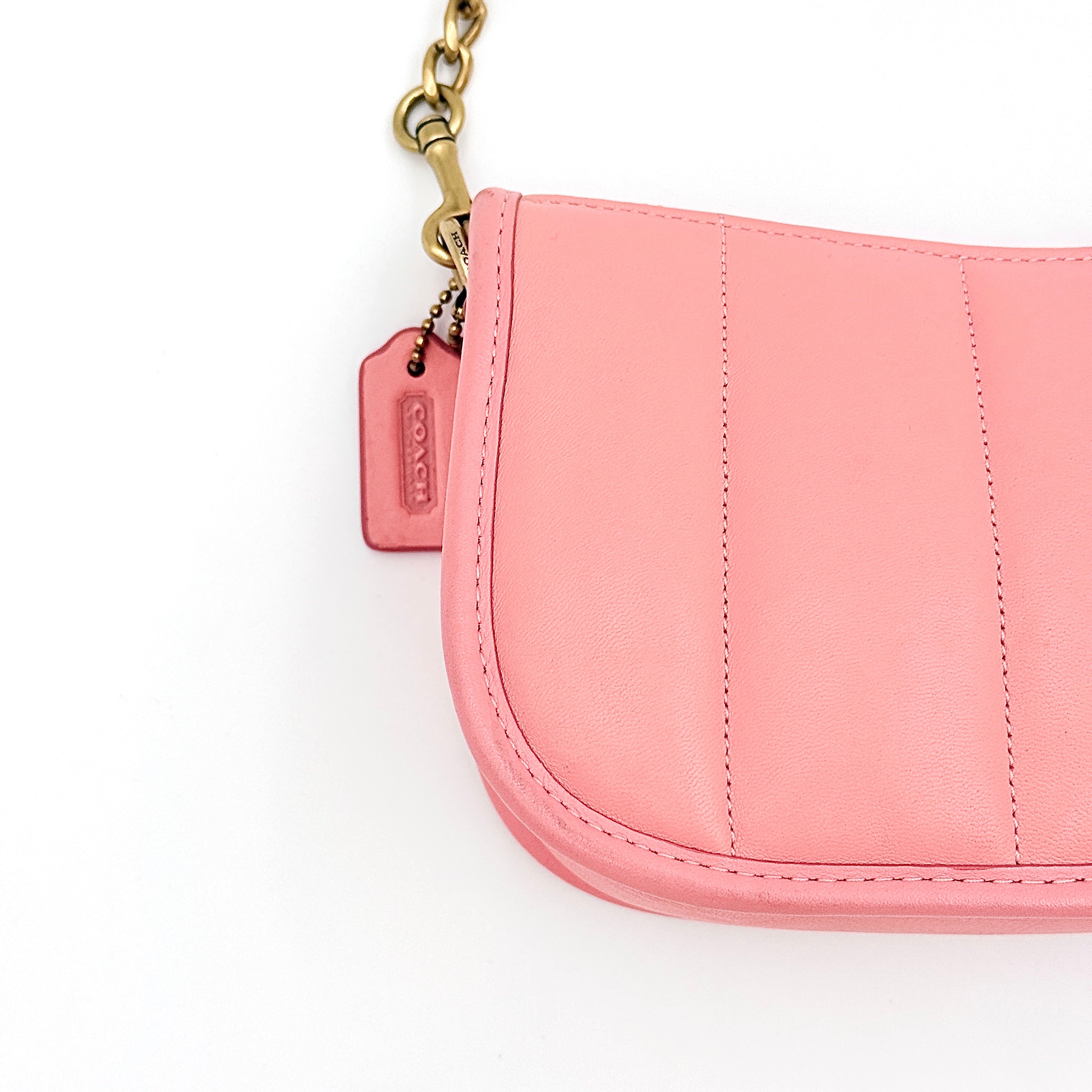 Coach Swinger 20 Quilted Shoulder Bag Pink