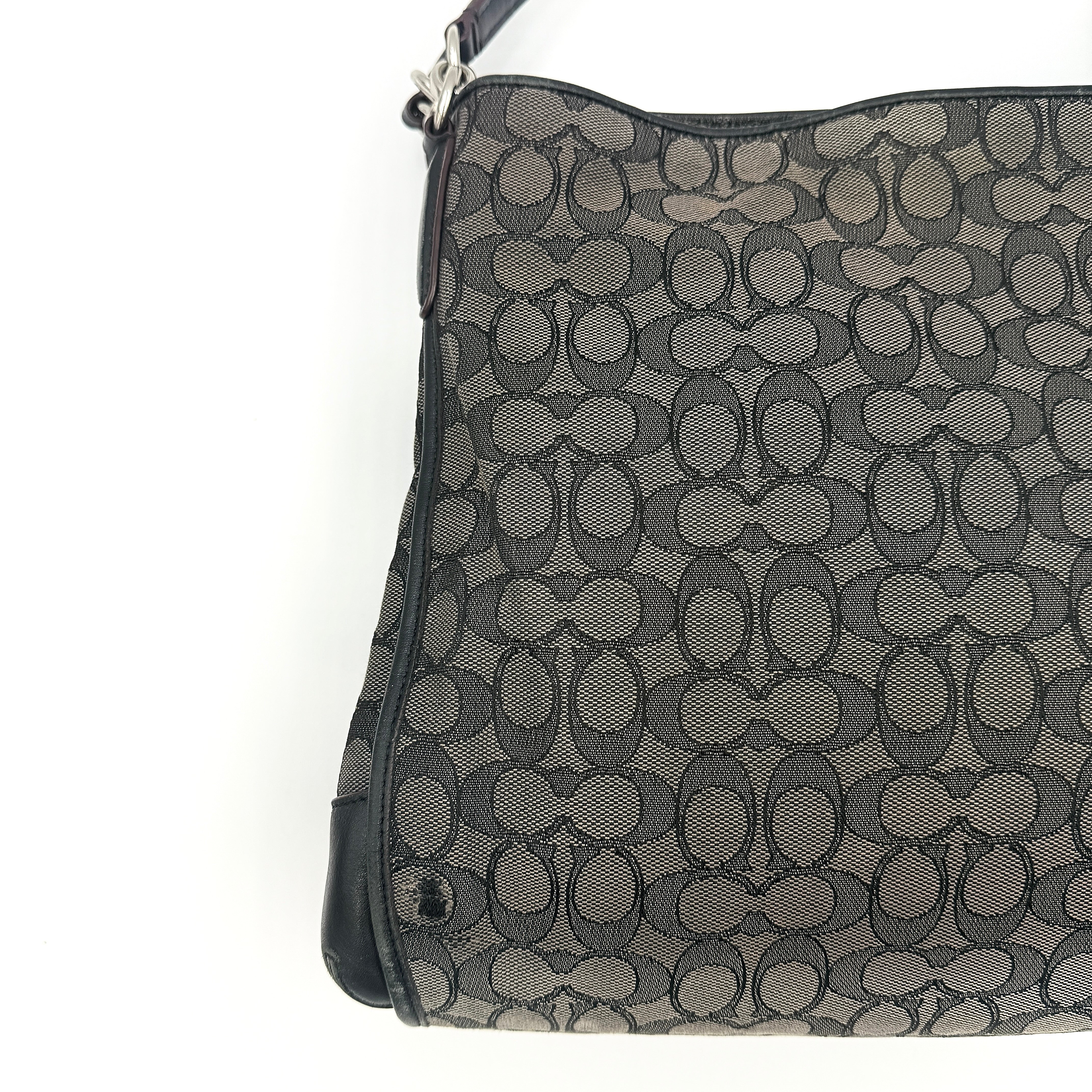 Coach Signature Phoebe Shoulder Bag Grey/Black