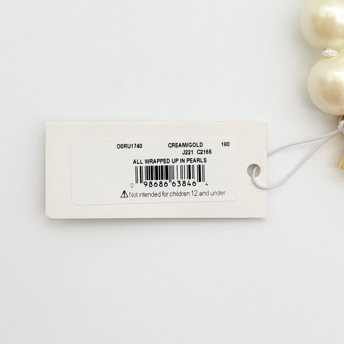 Kate Spade All Wrapped Up Pearl Gold Bow Bracelet