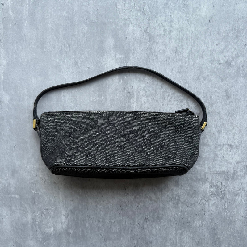 Gucci Pochette Boat Shoulder Bag Black