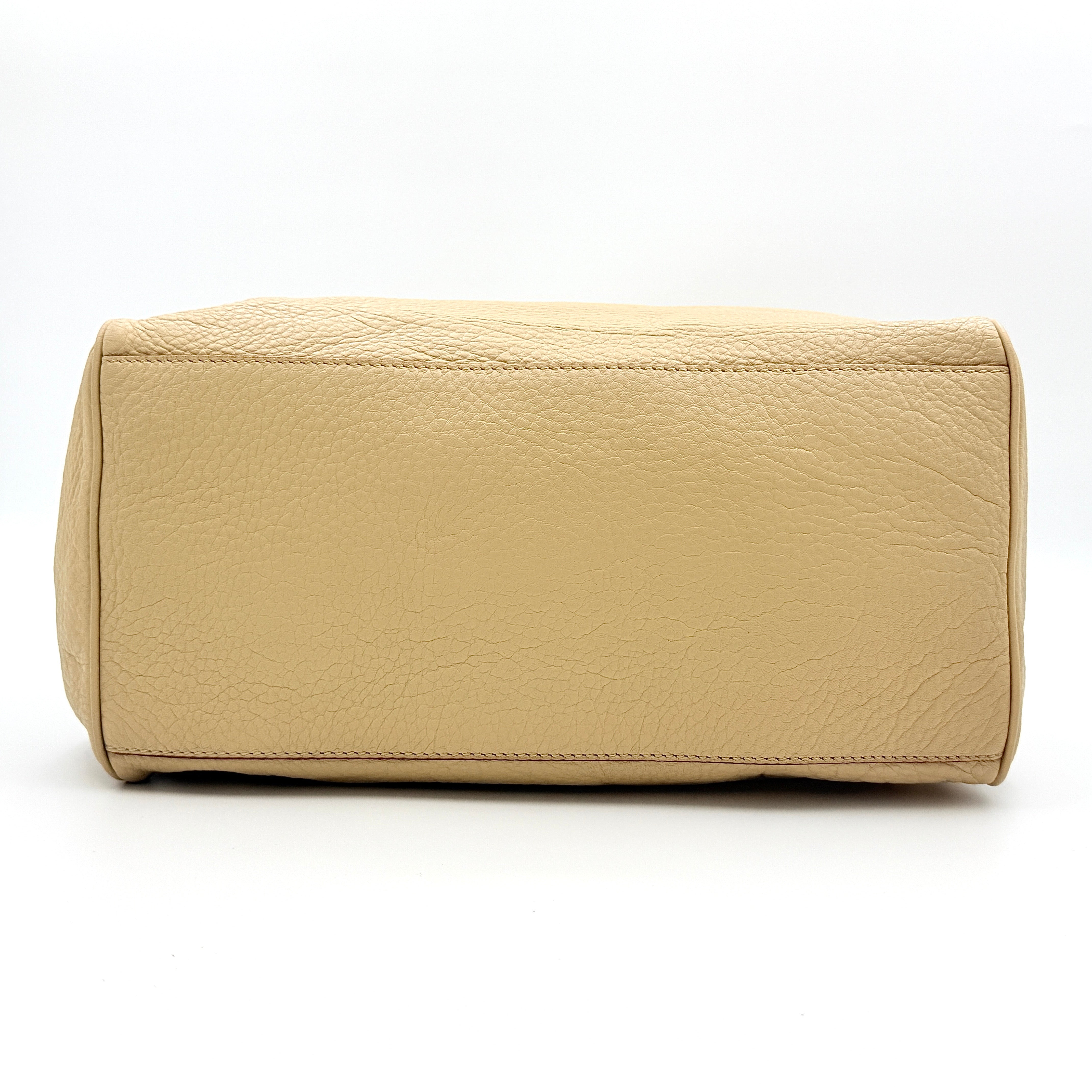 Kate Spade Bexley Anisha Turnlock Satchel Handbag Beige