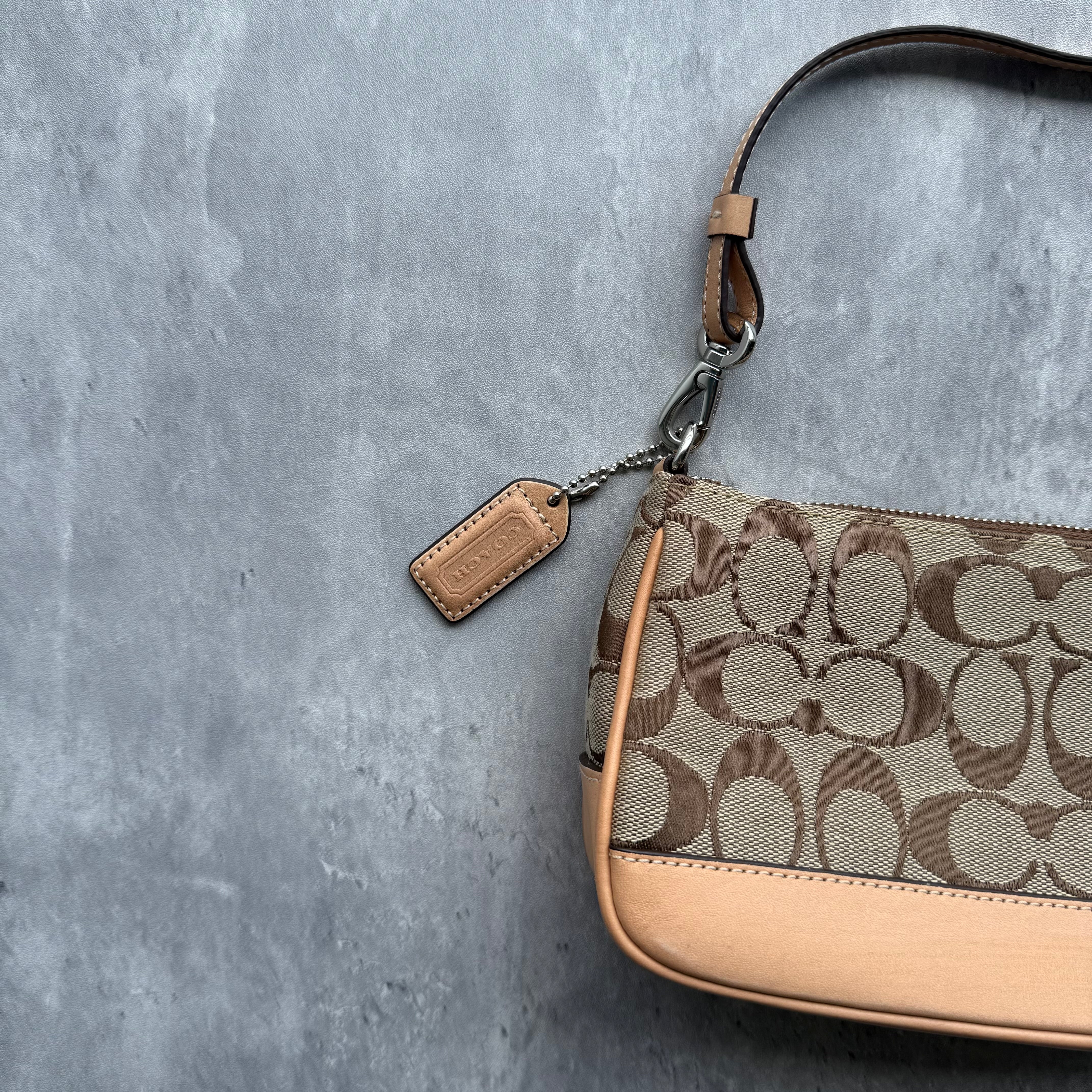 Coach Y2K Demi Shoulder Bag Tan