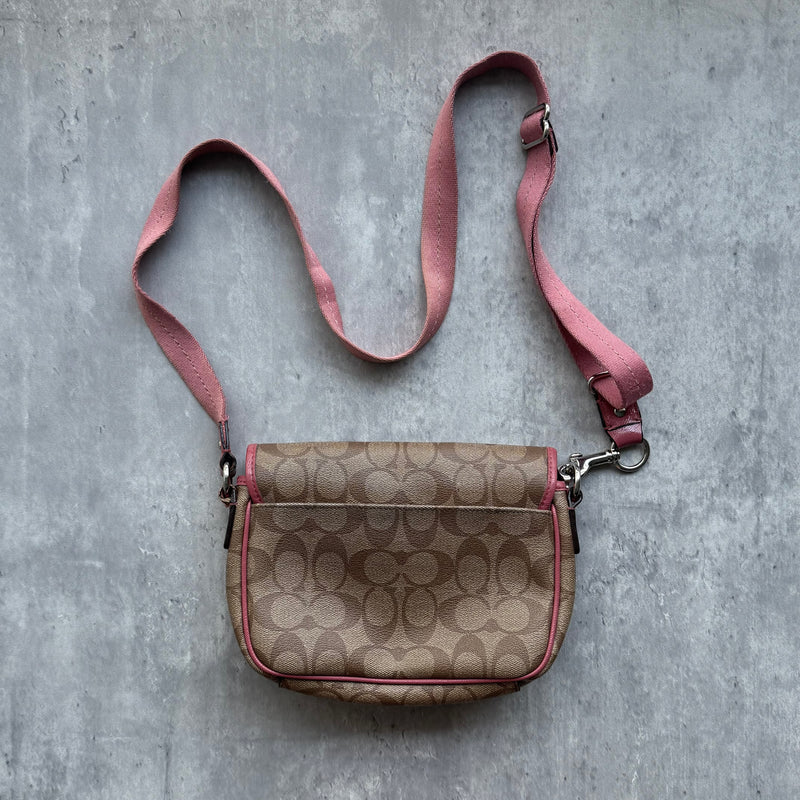 Coach Signature CrossbodyBag Pink