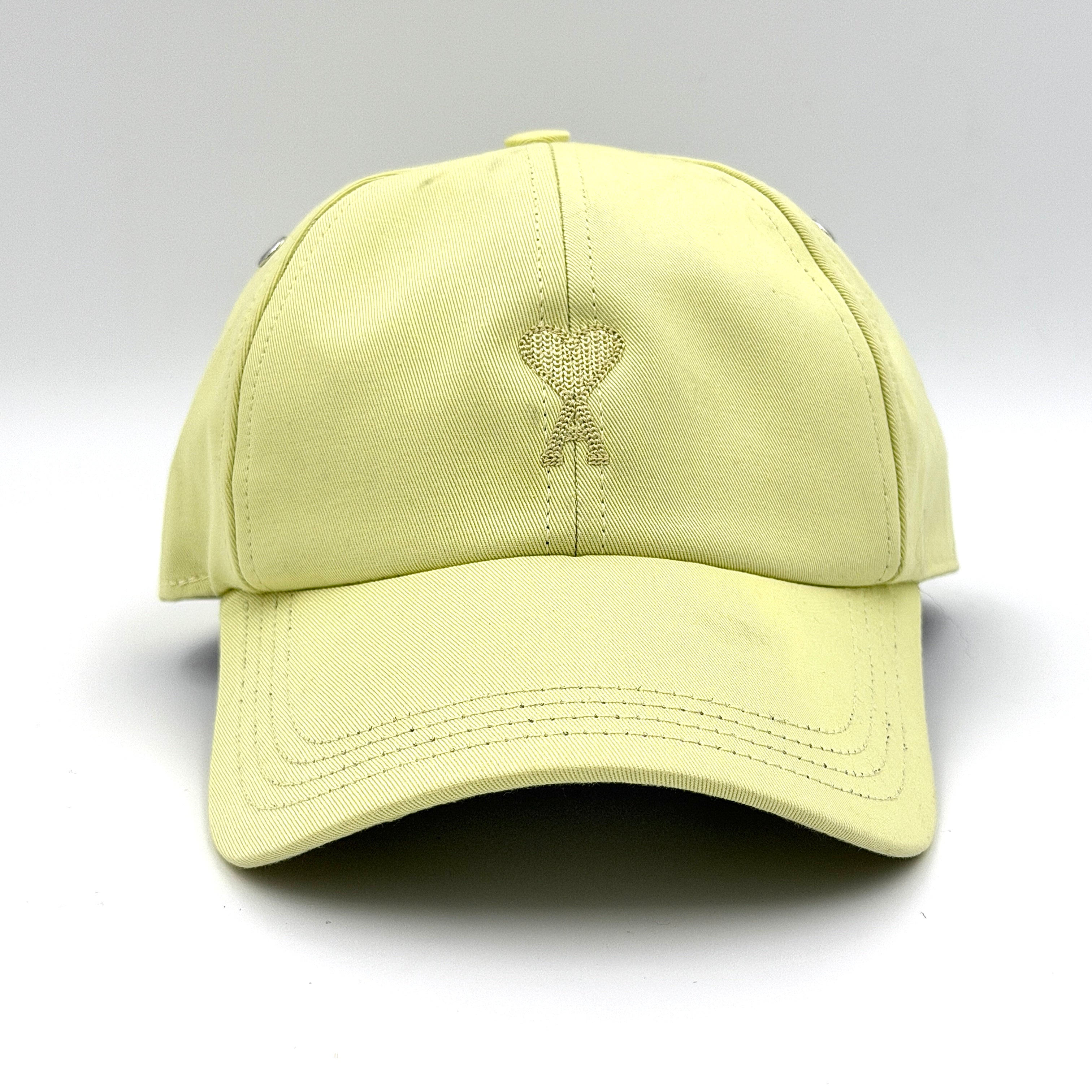 Ami Paris Ami de Coeur Baseball Cap Yellow