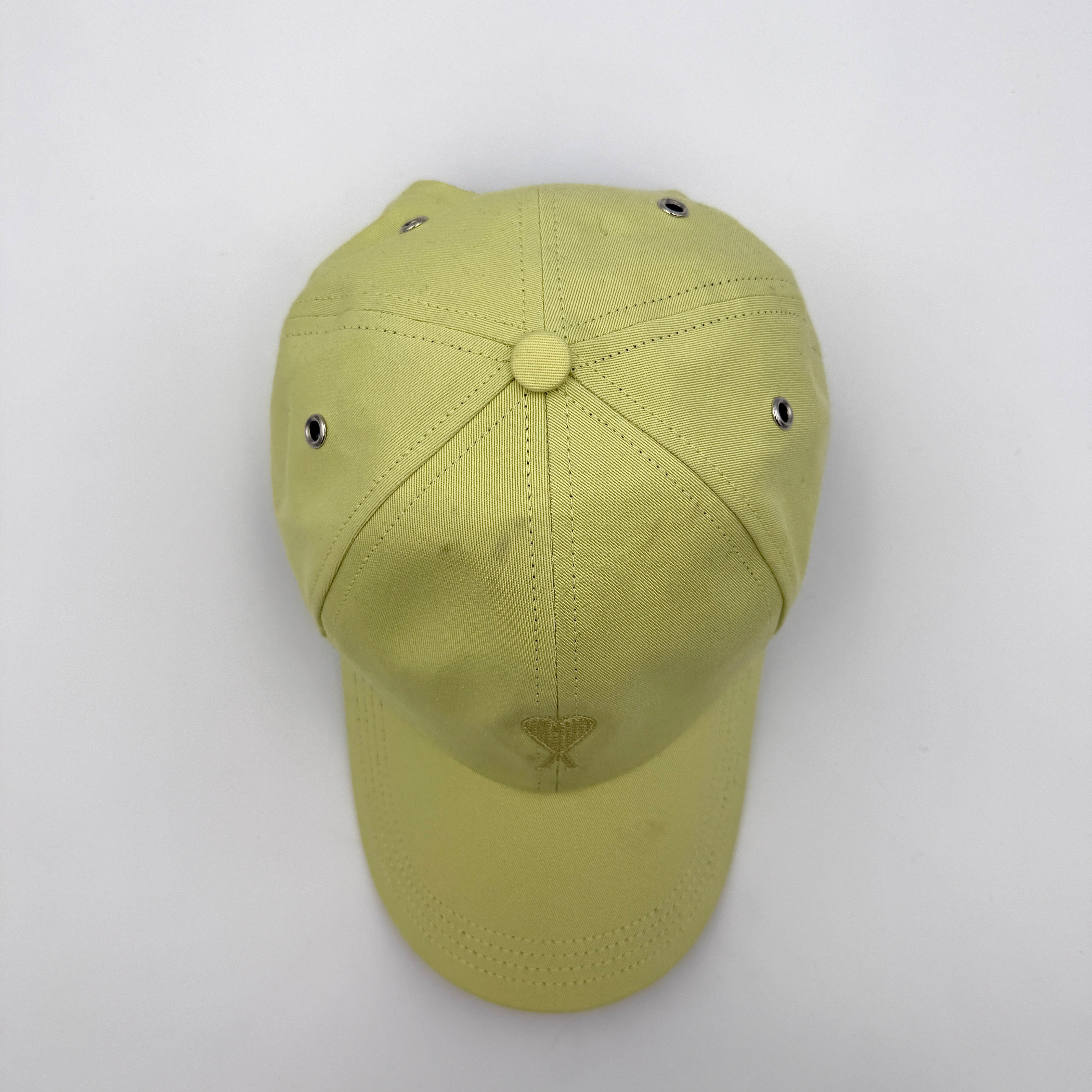 Ami Paris Ami de Coeur Baseball Cap Yellow