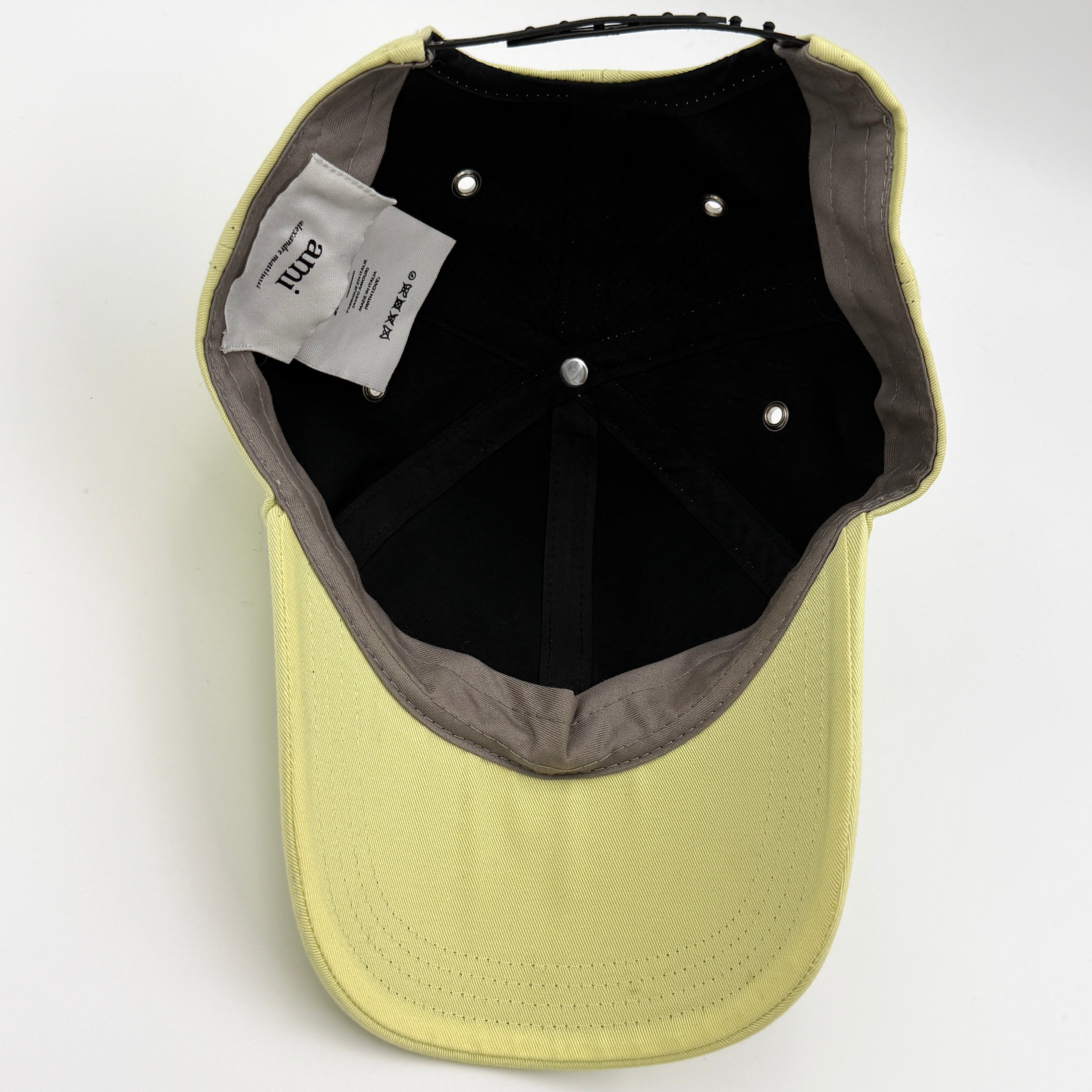 Ami Paris Ami de Coeur Baseball Cap Yellow