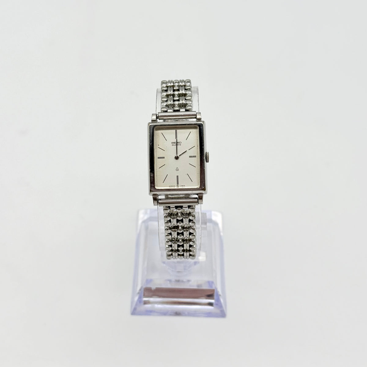 Seiko Quartz Rectangular 16-5920 Watch Silver