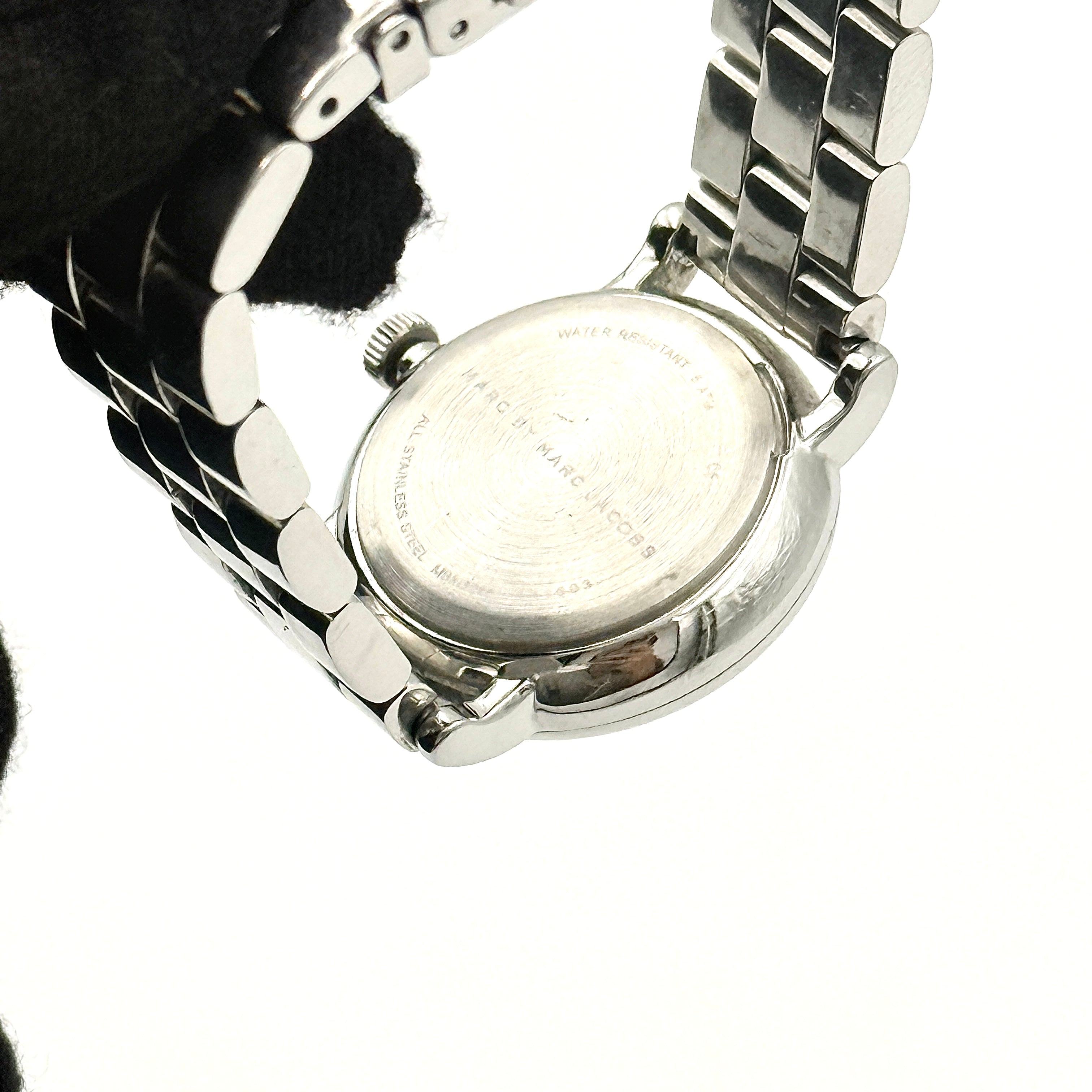 Marc by Marc Jacobs Baker White Dial Stainless Steel Watch