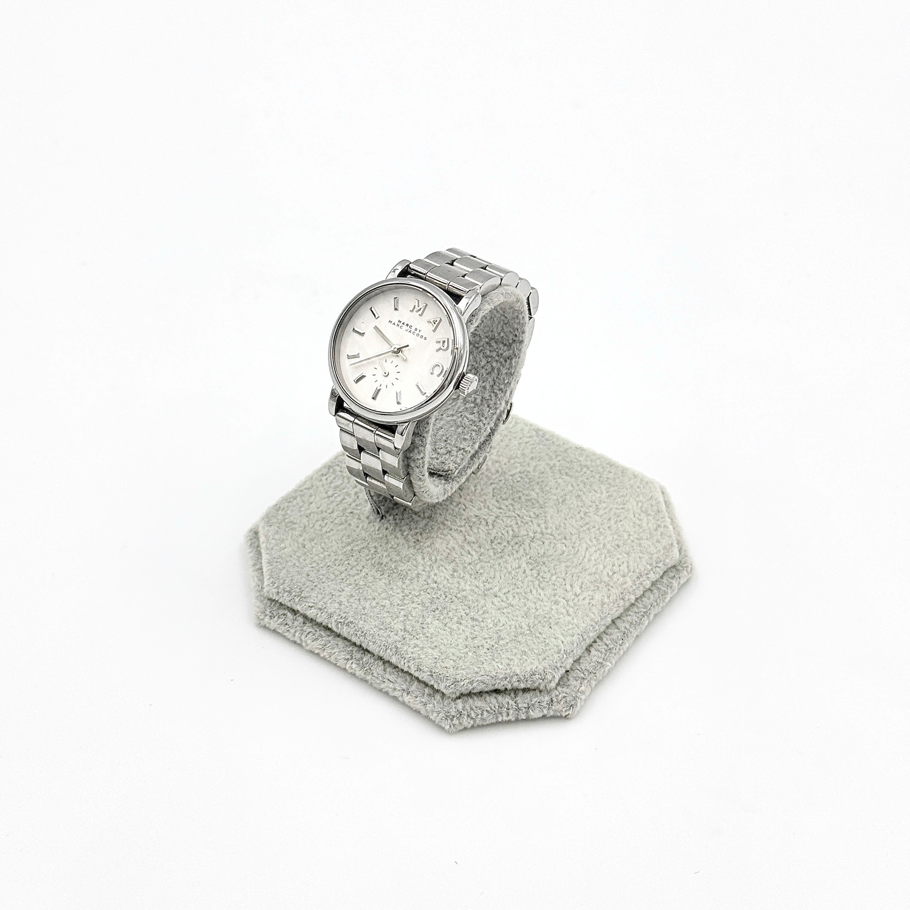 Marc by Marc Jacobs Baker White Dial Stainless Steel Watch
