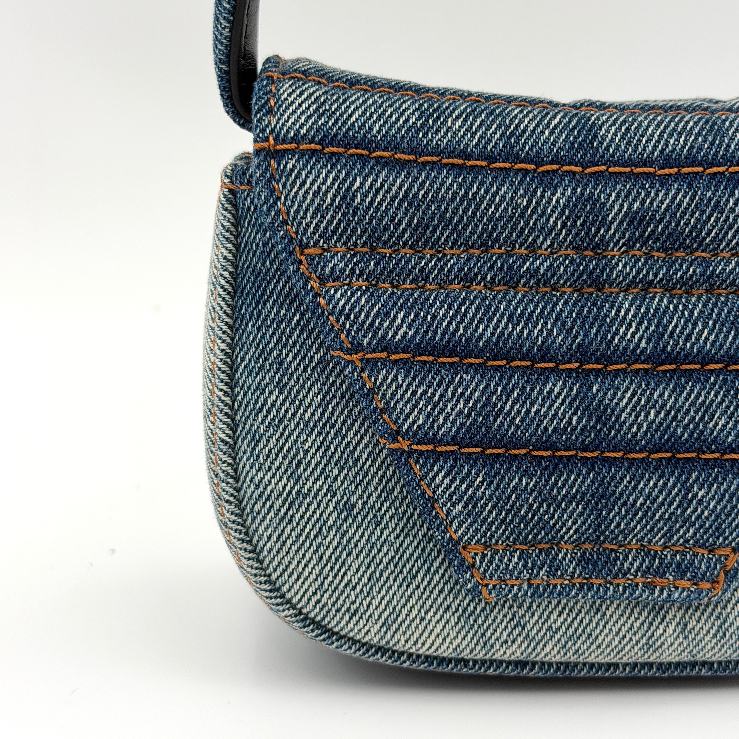 Diesel 2Way 1DR-XS Mini Bag Washed Denim