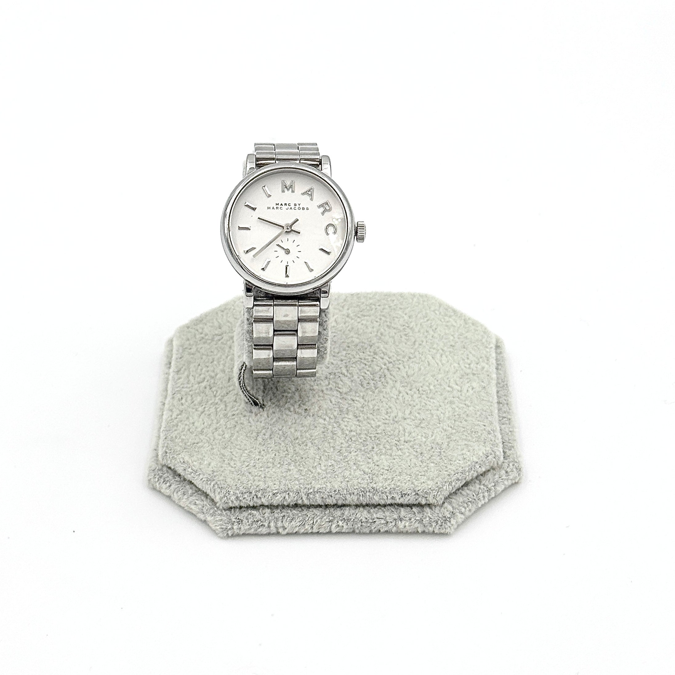 Marc by Marc Jacobs Baker White Dial Stainless Steel Watch