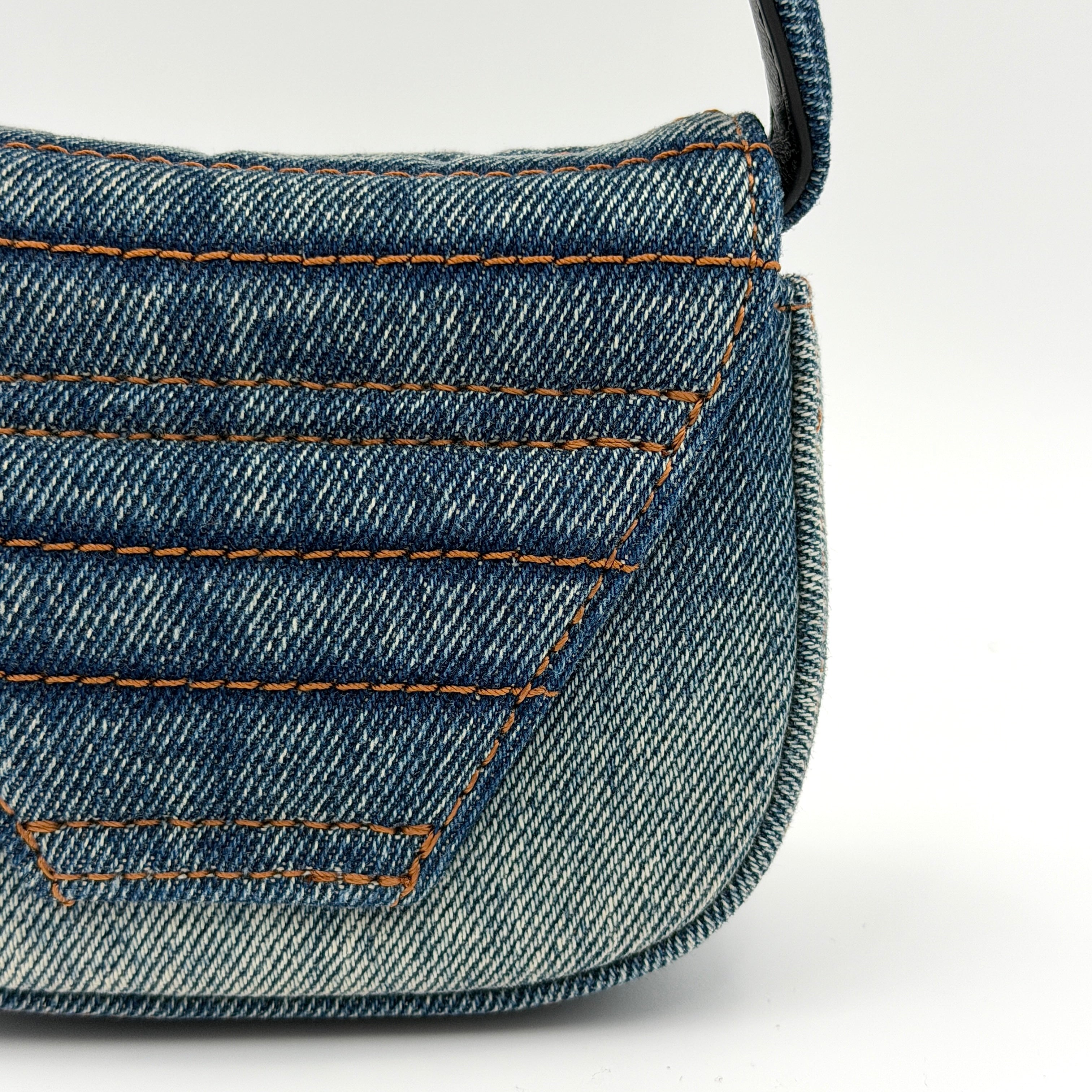 Diesel 2Way 1DR-XS Mini Bag Washed Denim