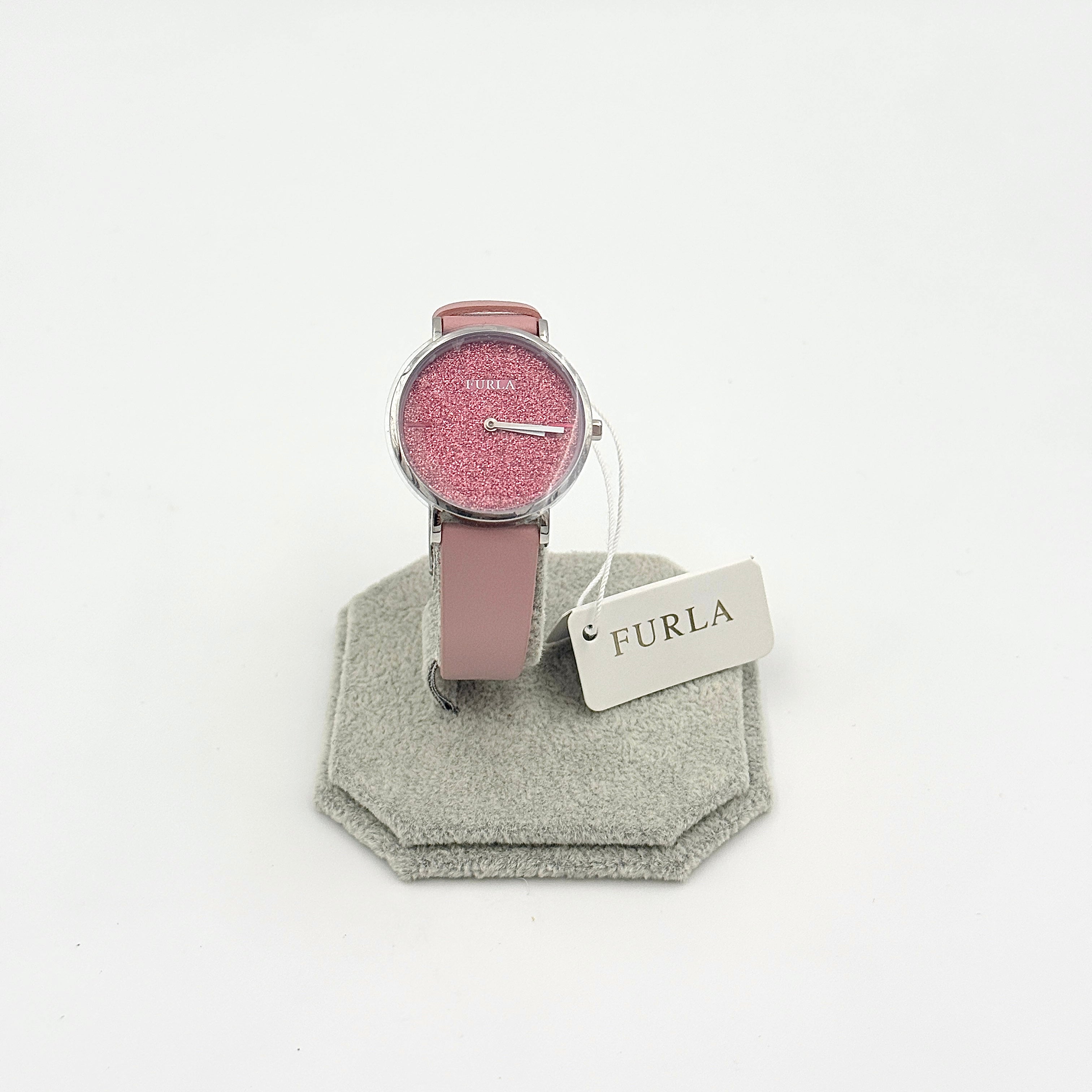 Furla Giada Sparkle Glitter Watch Pink