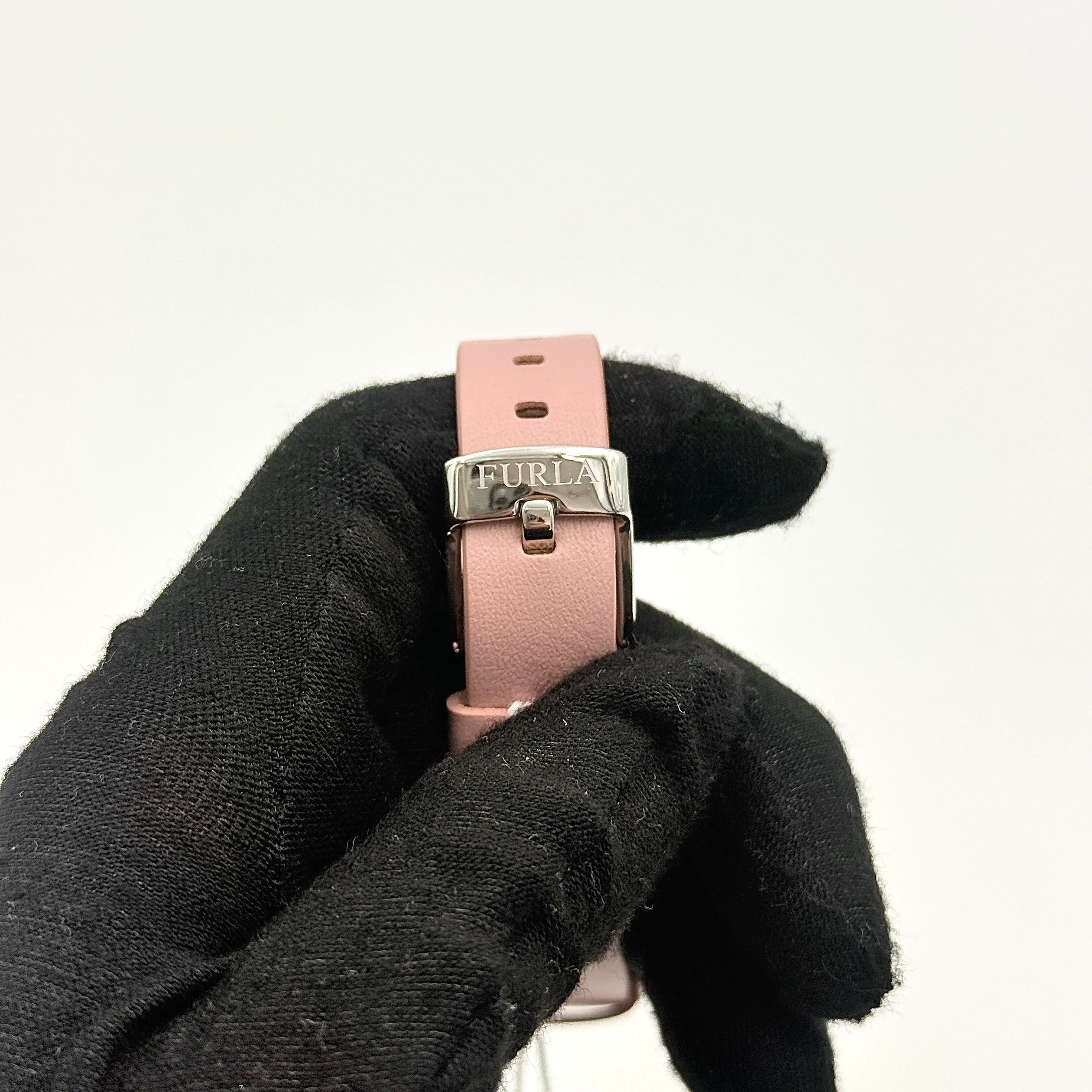 Furla Giada Sparkle Glitter Watch Pink