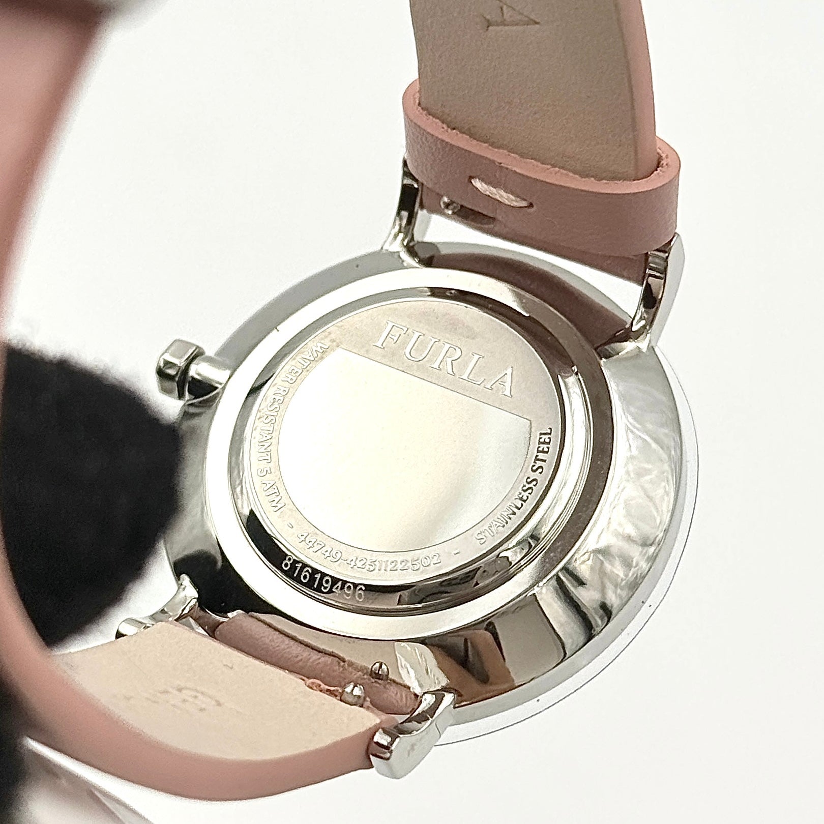 Furla Giada Sparkle Glitter Watch Pink