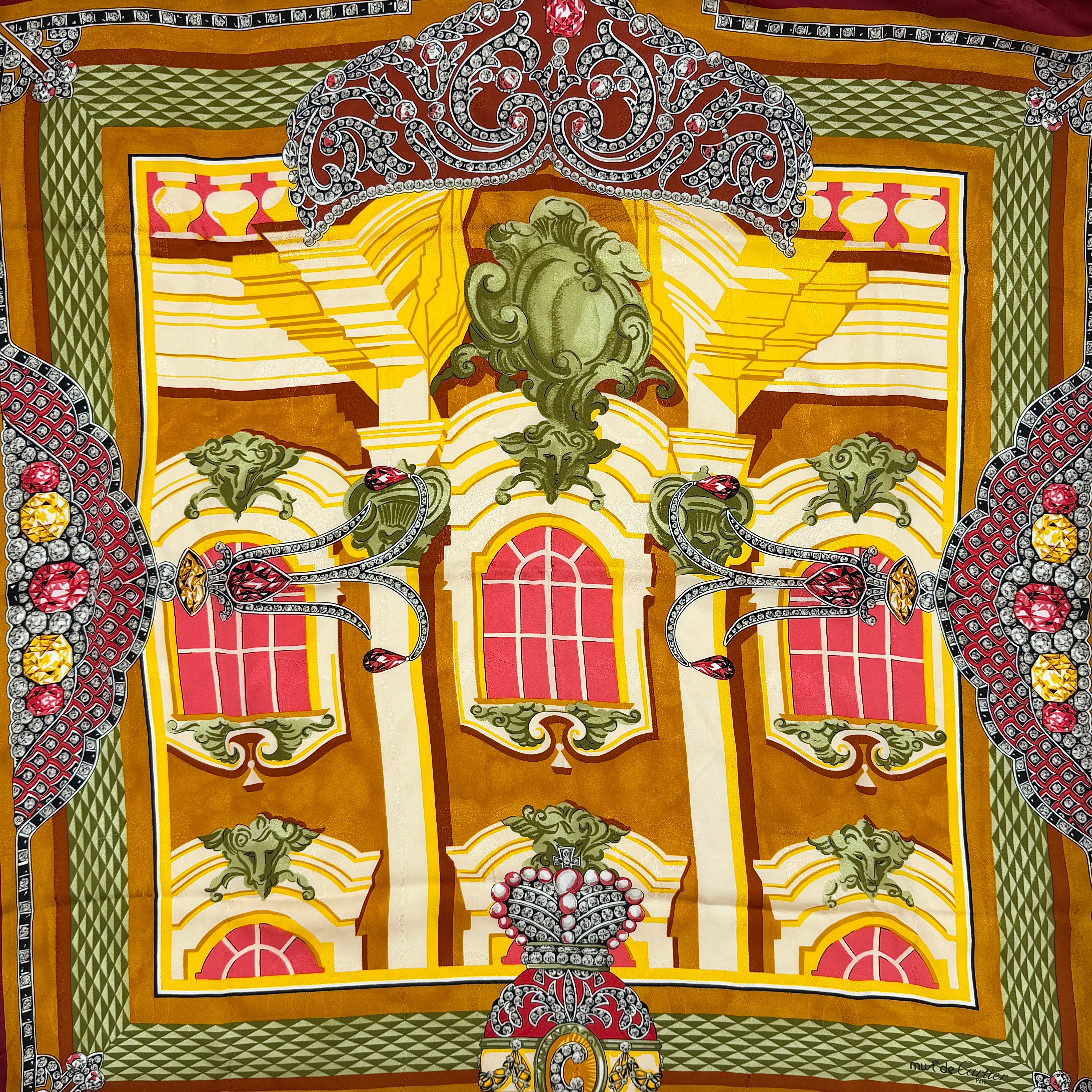 Cartier Saint-Petersburg Silk Scarf Multicolor