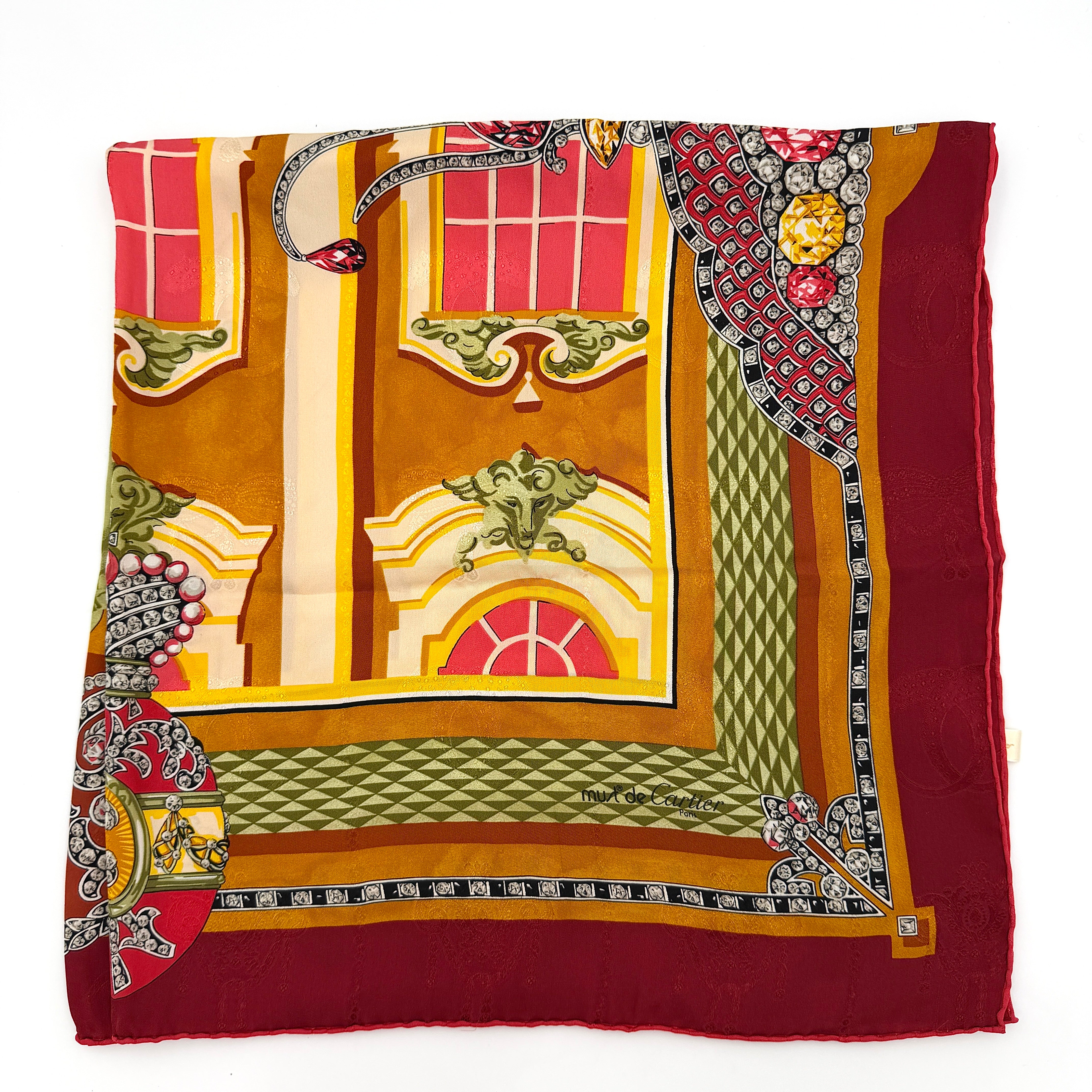 Cartier Saint-Petersburg Silk Scarf Multicolor