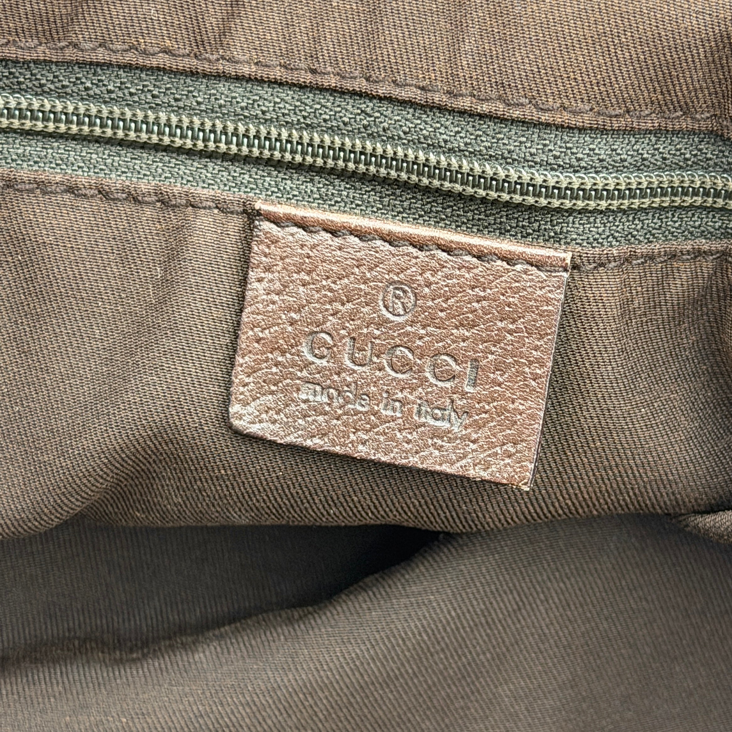 Gucci GG Monogram Abbey D-Ring Tote Bag Beige/Brown