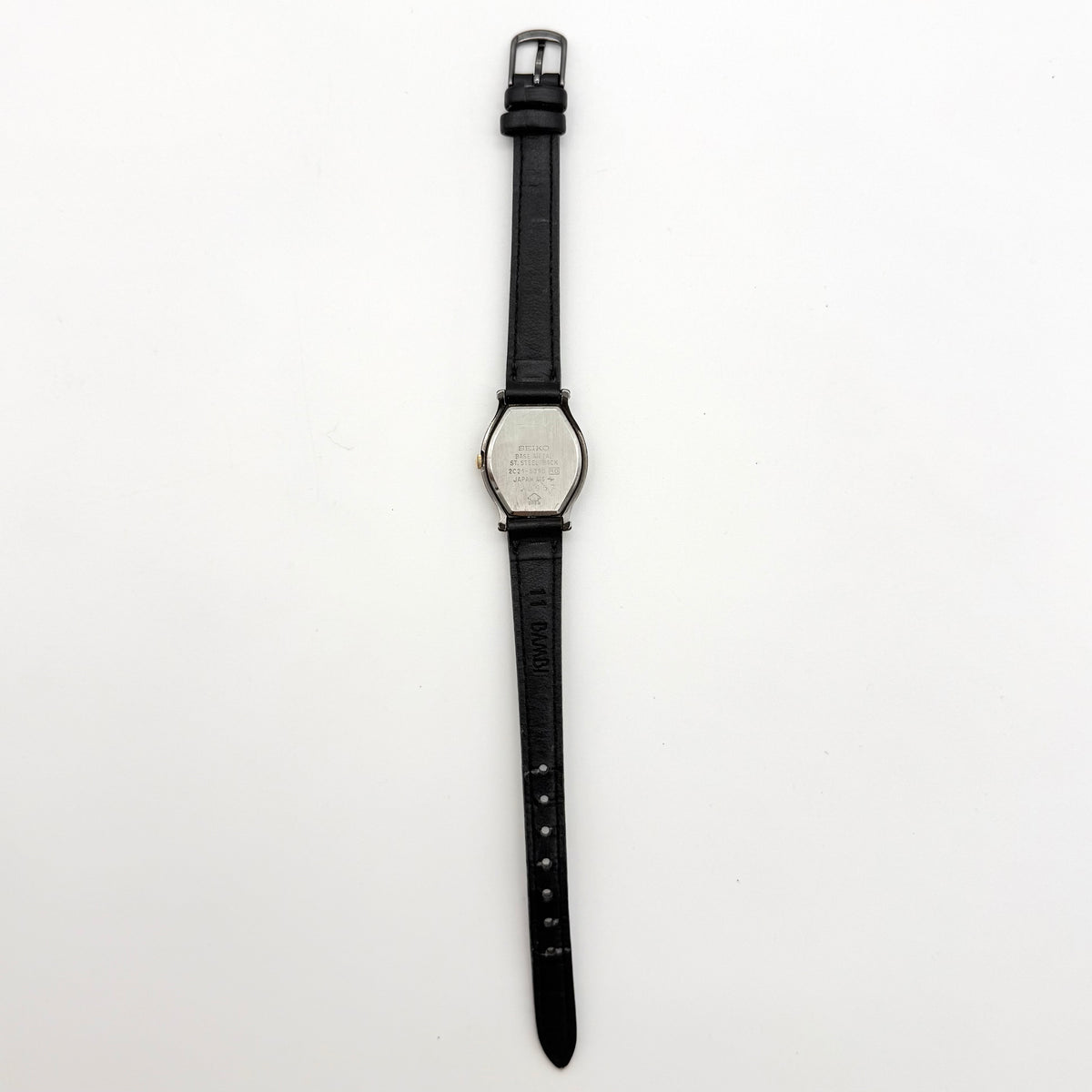 Seiko 2C21-5390 Quartz Wristwatch Black/Gold