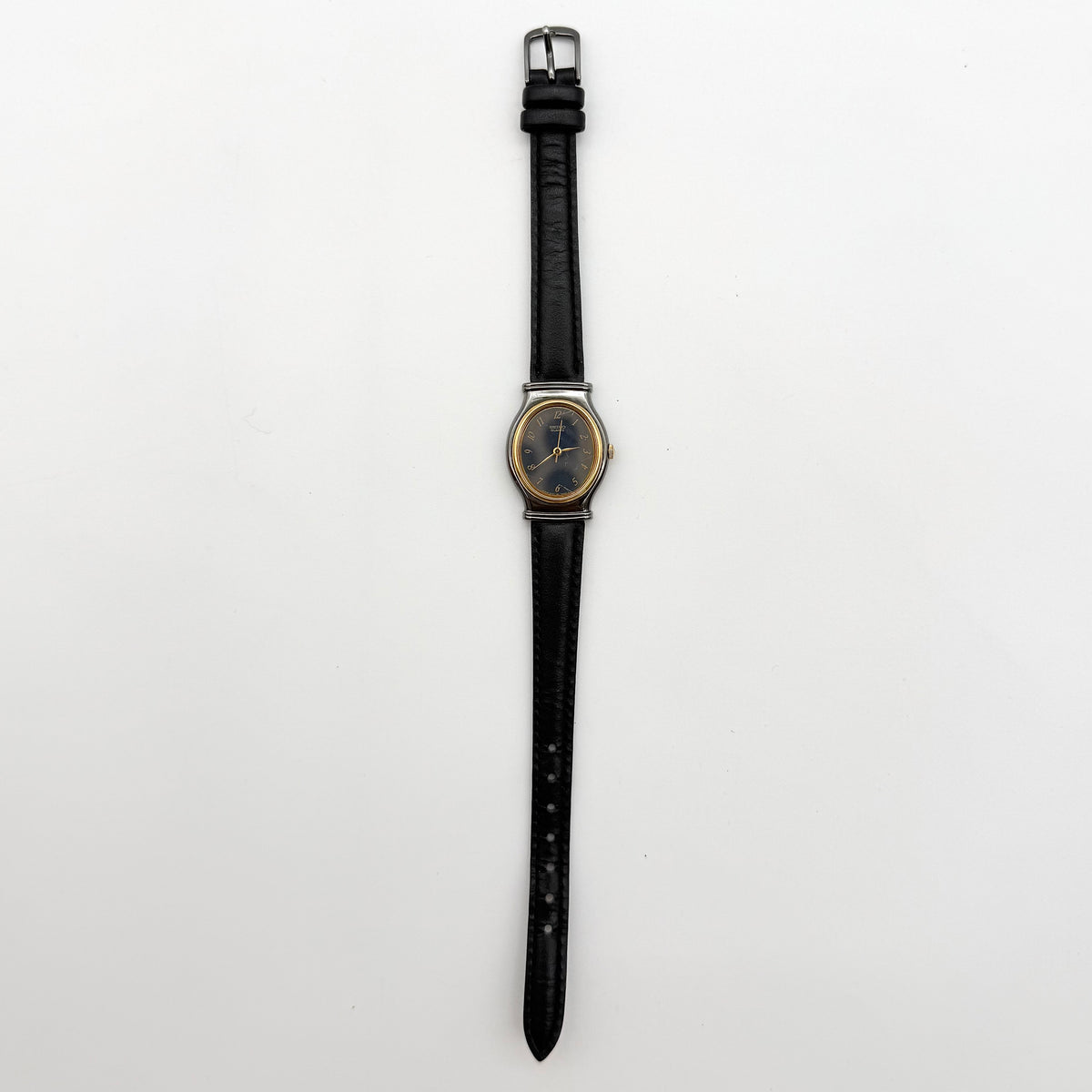 Seiko 2C21-5390 Quartz Wristwatch Black/Gold