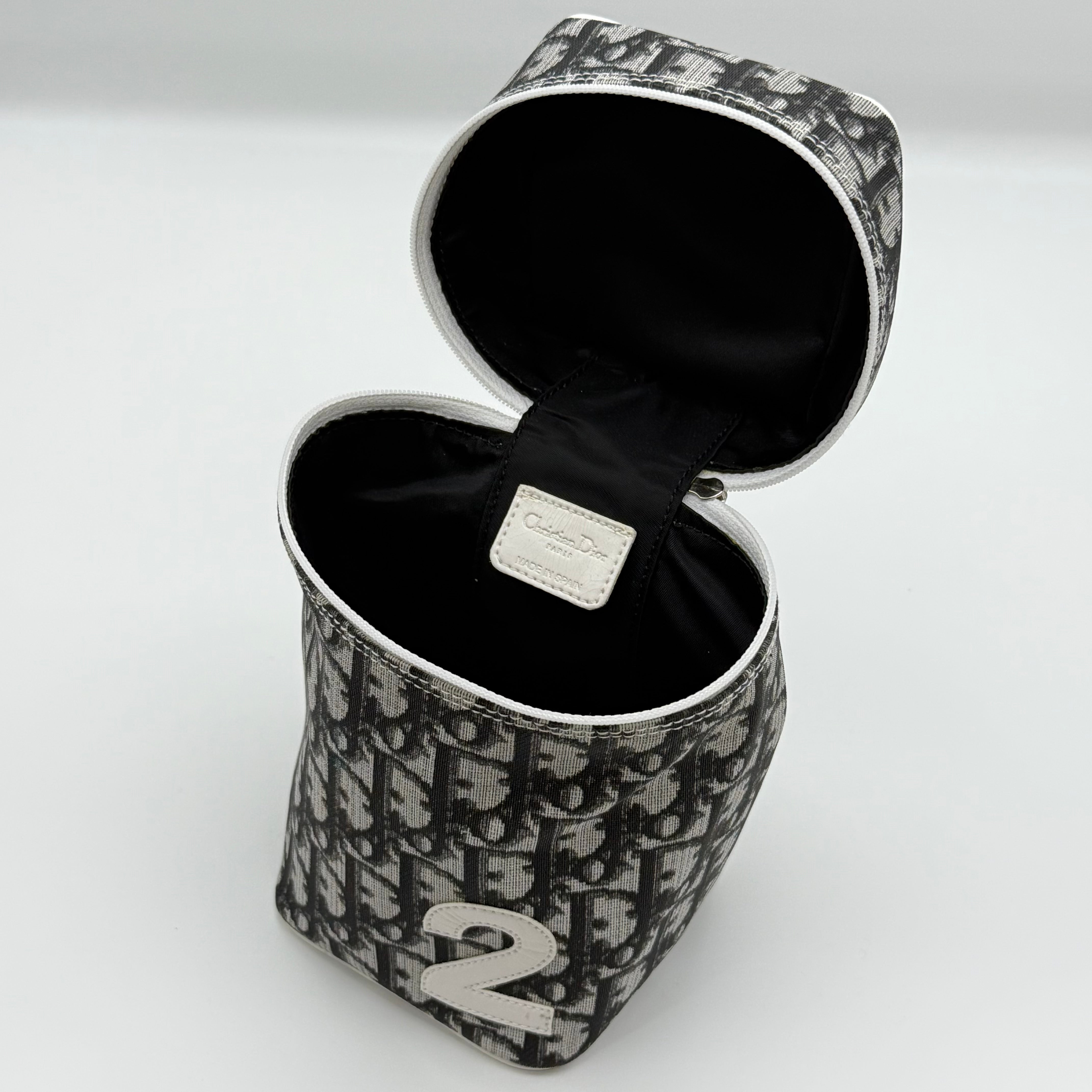 Dior Trotter Cosmetic Pouch Black/Grey