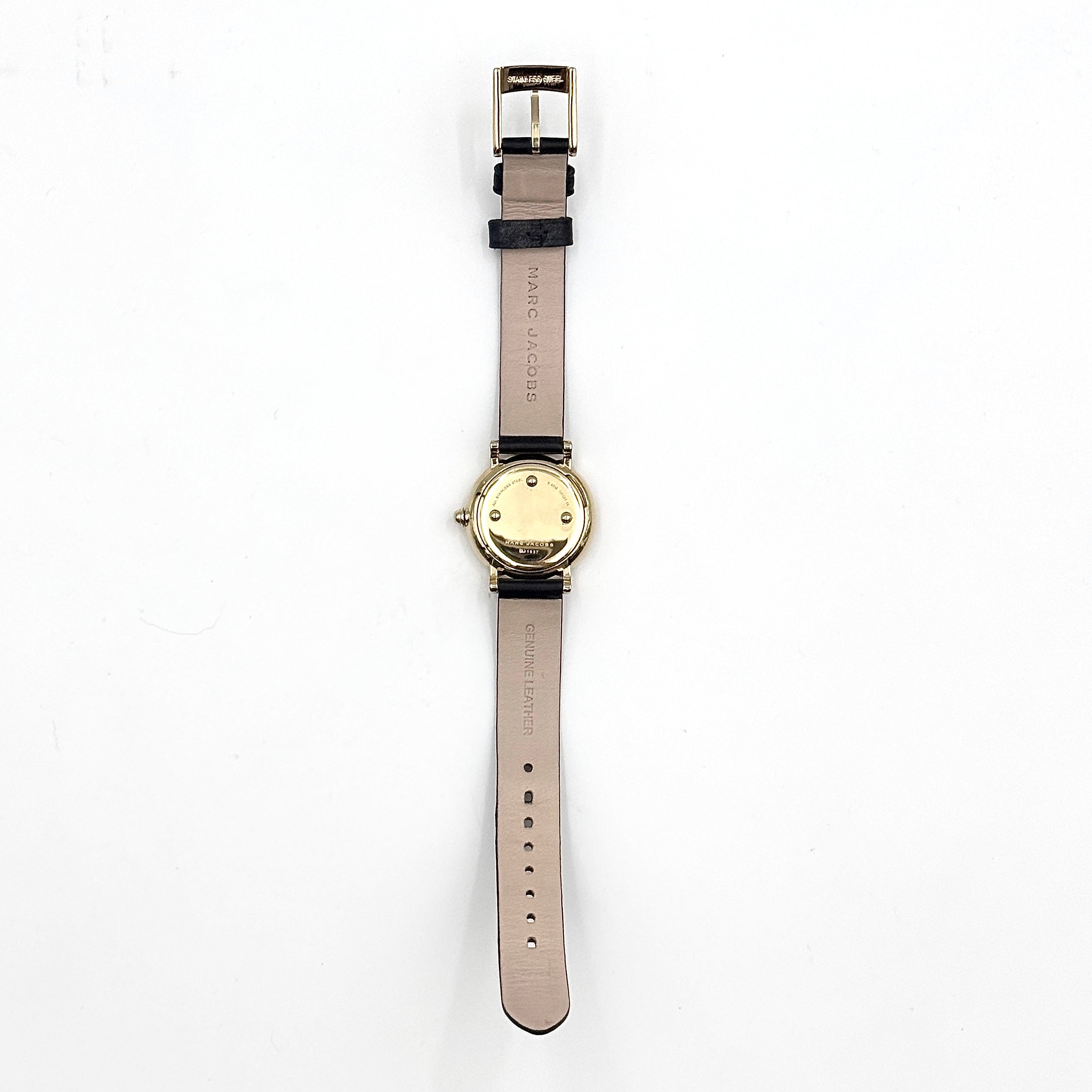 Marc Jacobs Roxy MJ1532 Gold Tone Watch Black