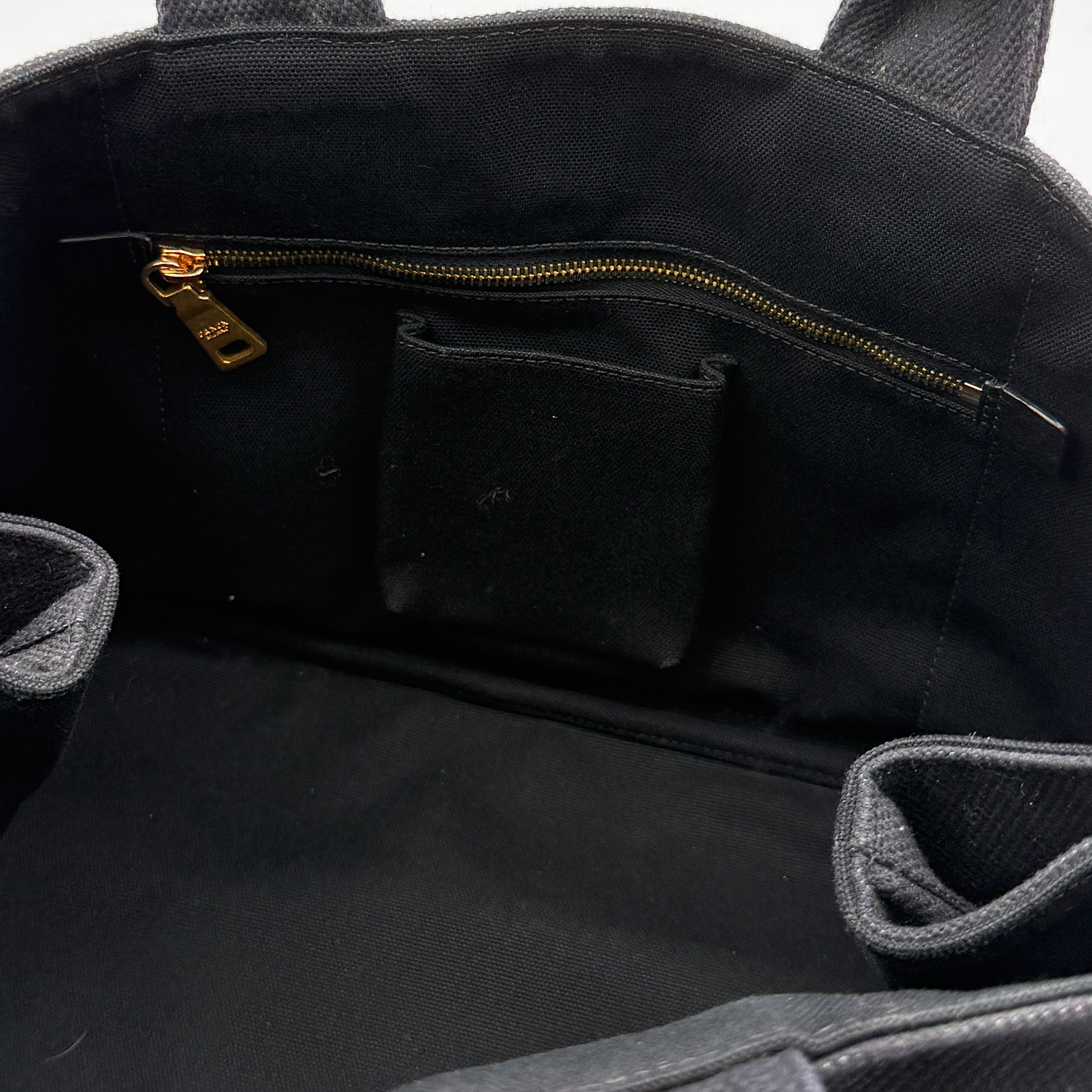 Prada Canapa Tote Bag Black