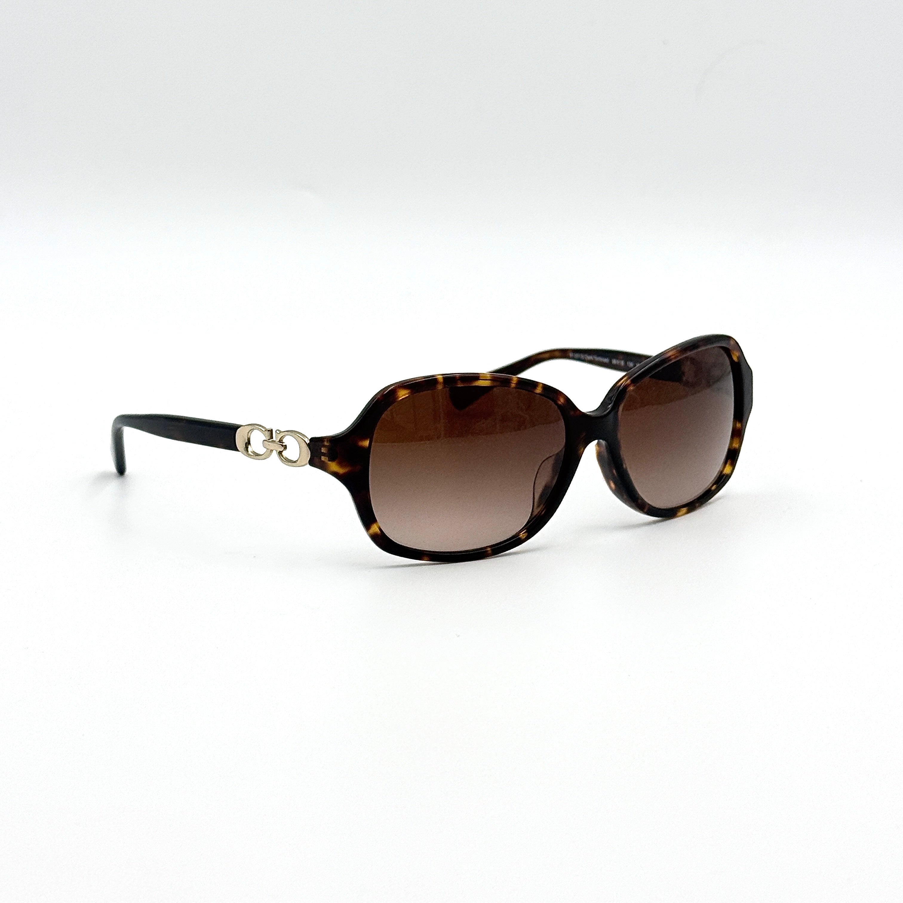 Coach HC8146F Kissing C Sunglasses Dark Tortoise