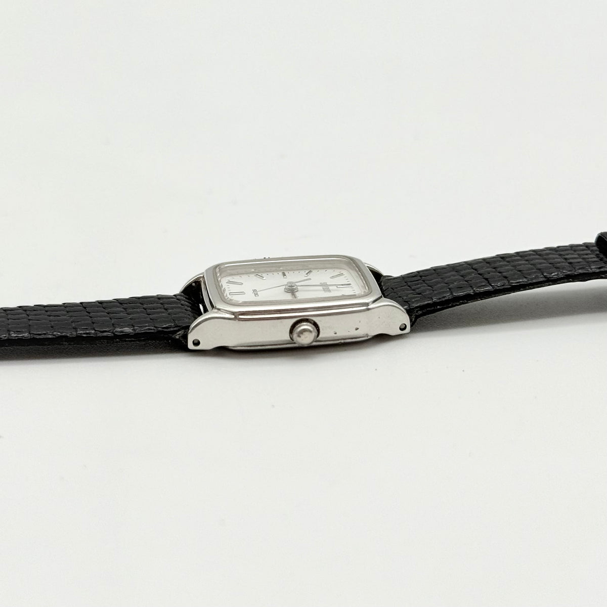 Seiko Spirit Quartz 1F21-5B20 Tank Watch Silver