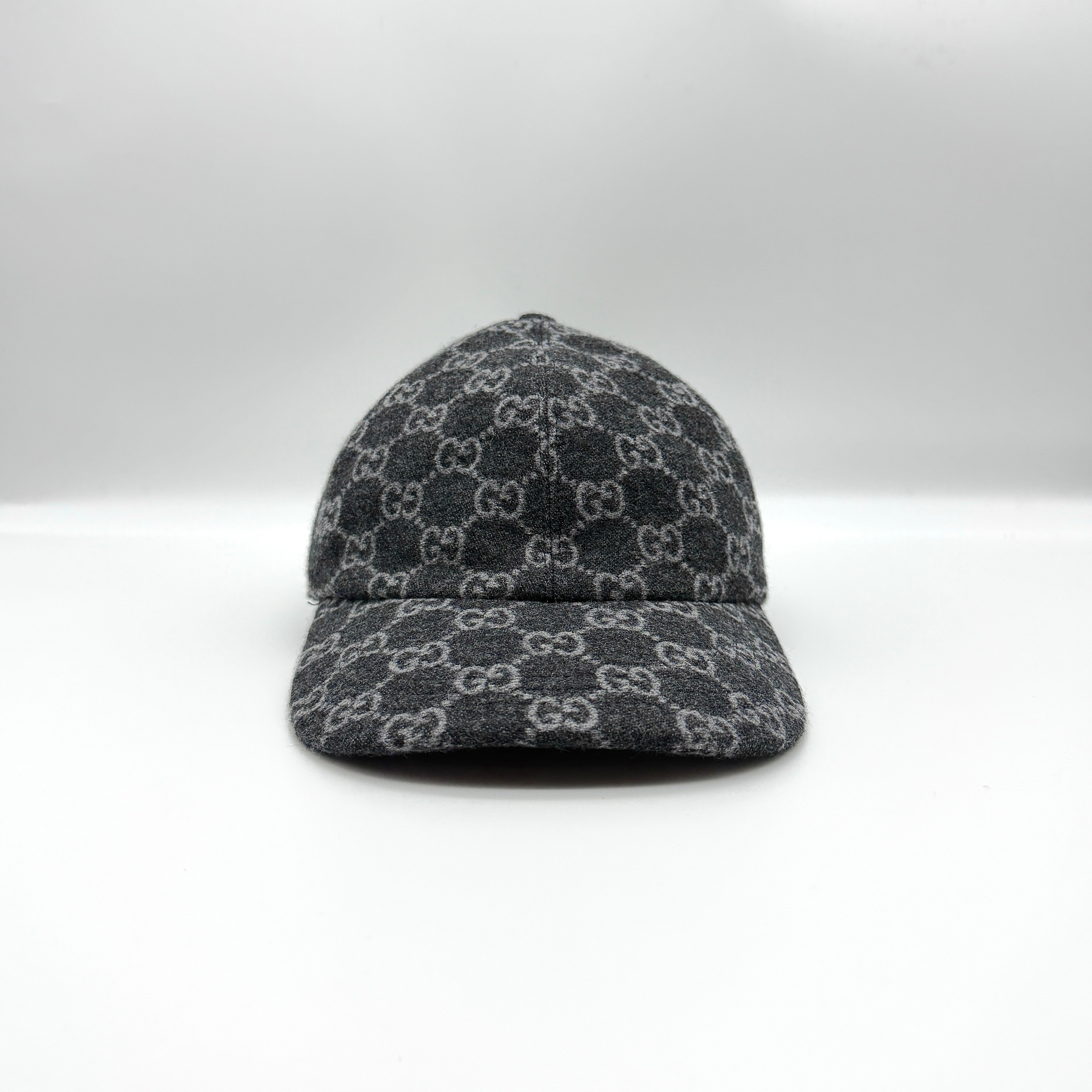 Gucci GG Wool Flannel Baseball Cap