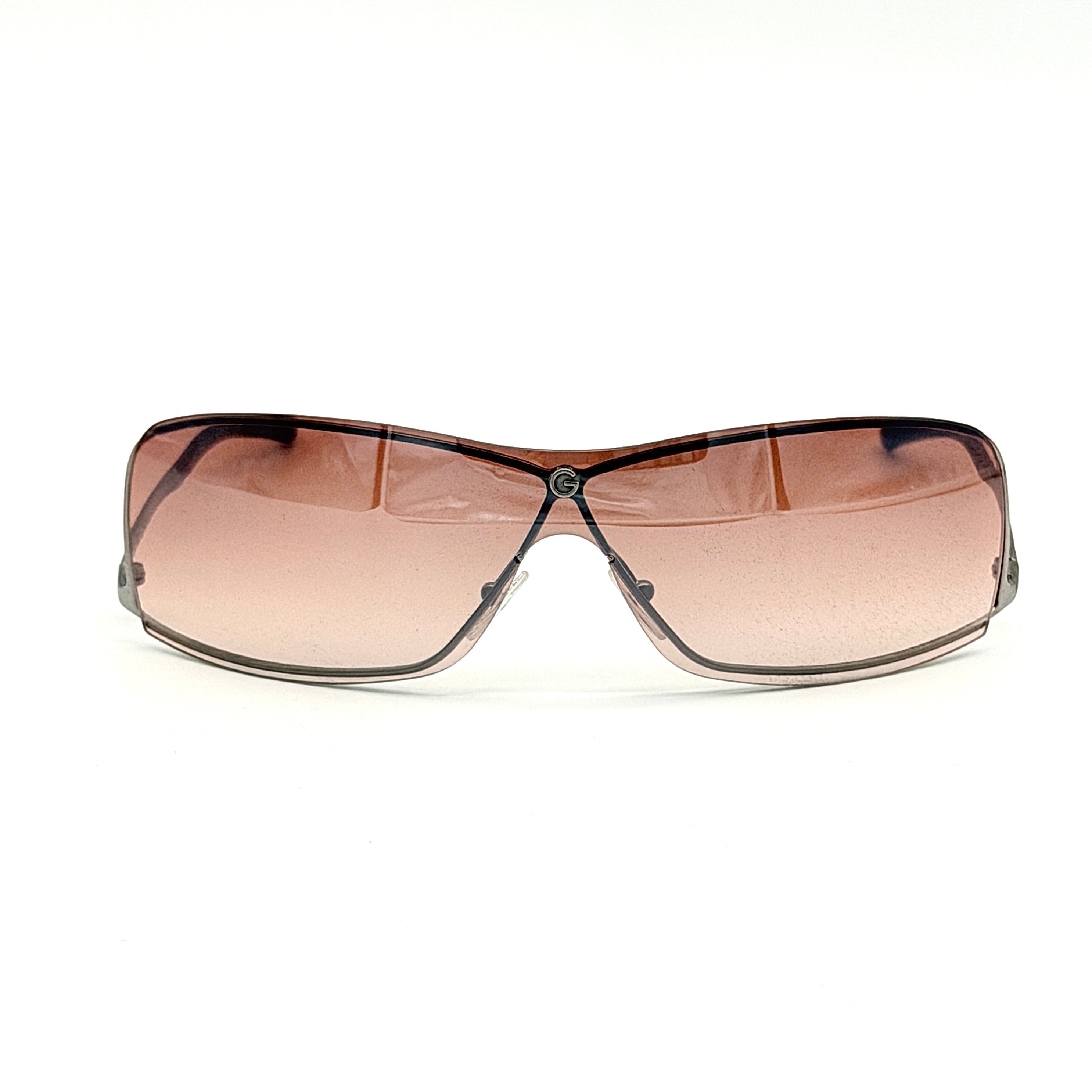 Gucci GG 1709/S Brown Gradient Sunglasses Silver