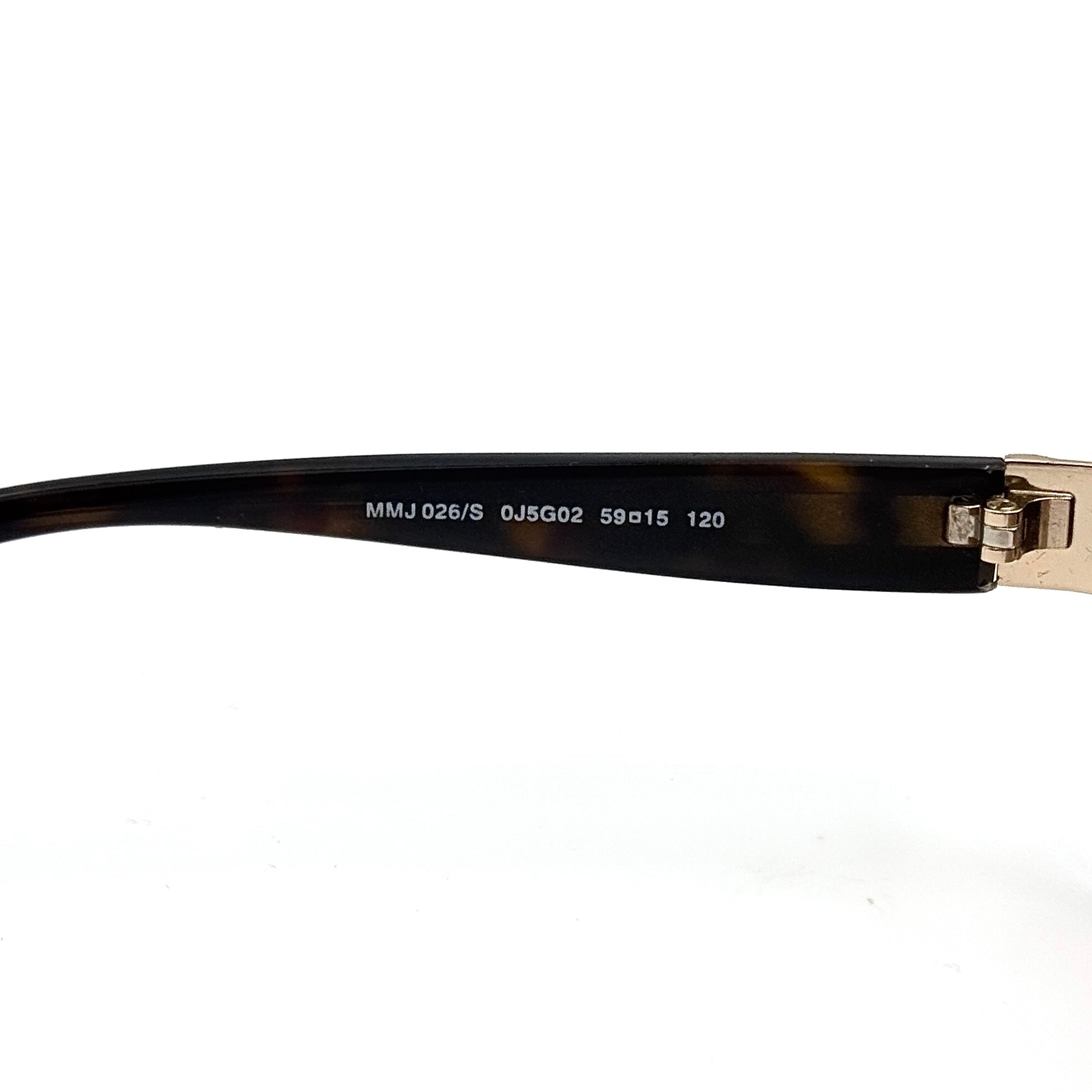 Marc by Marc Jacobs MMJ 026/S Sunglasses Gold/Black