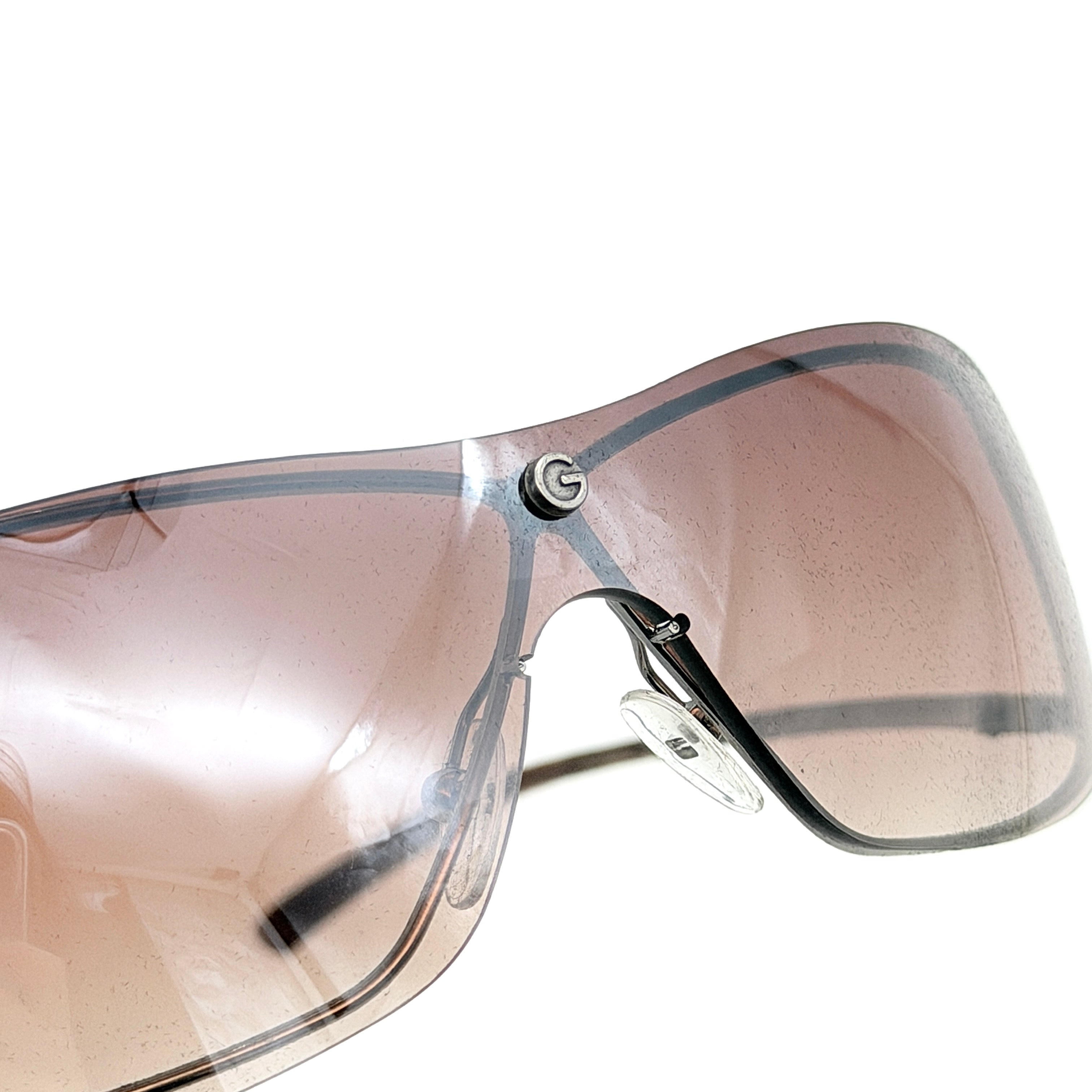 Gucci GG 1709/S Brown Gradient Sunglasses Silver