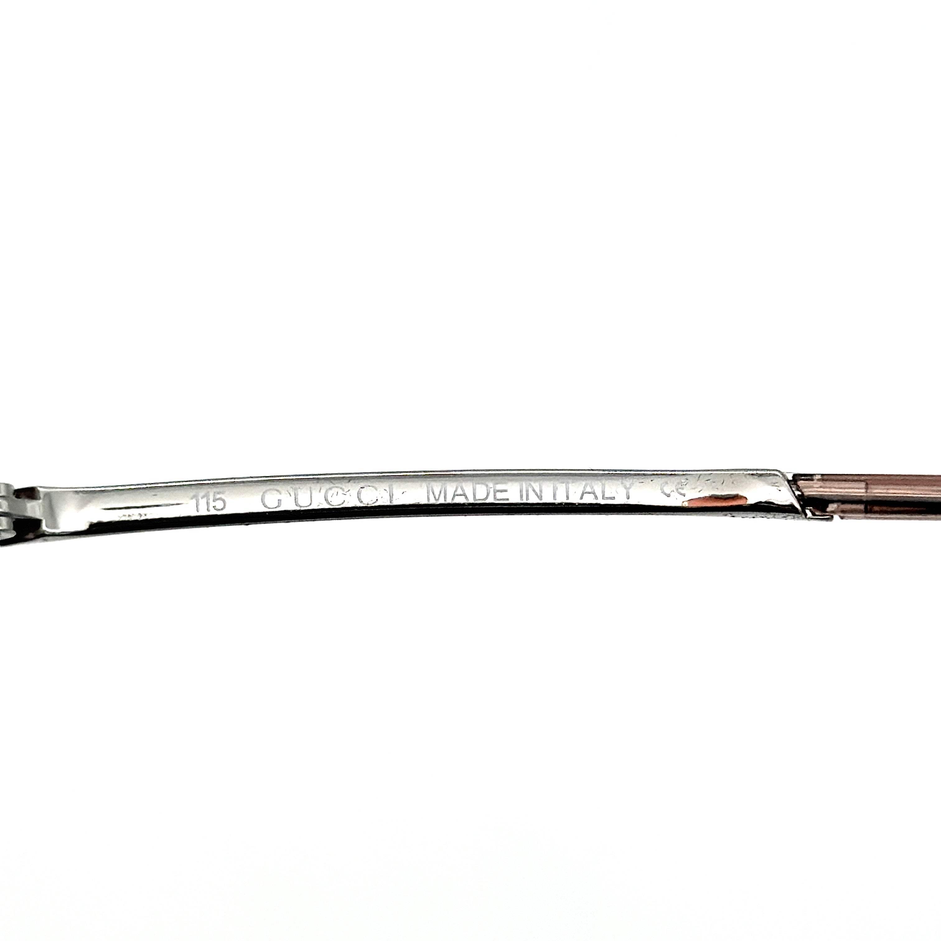 Gucci GG 1709/S Brown Gradient Sunglasses Silver