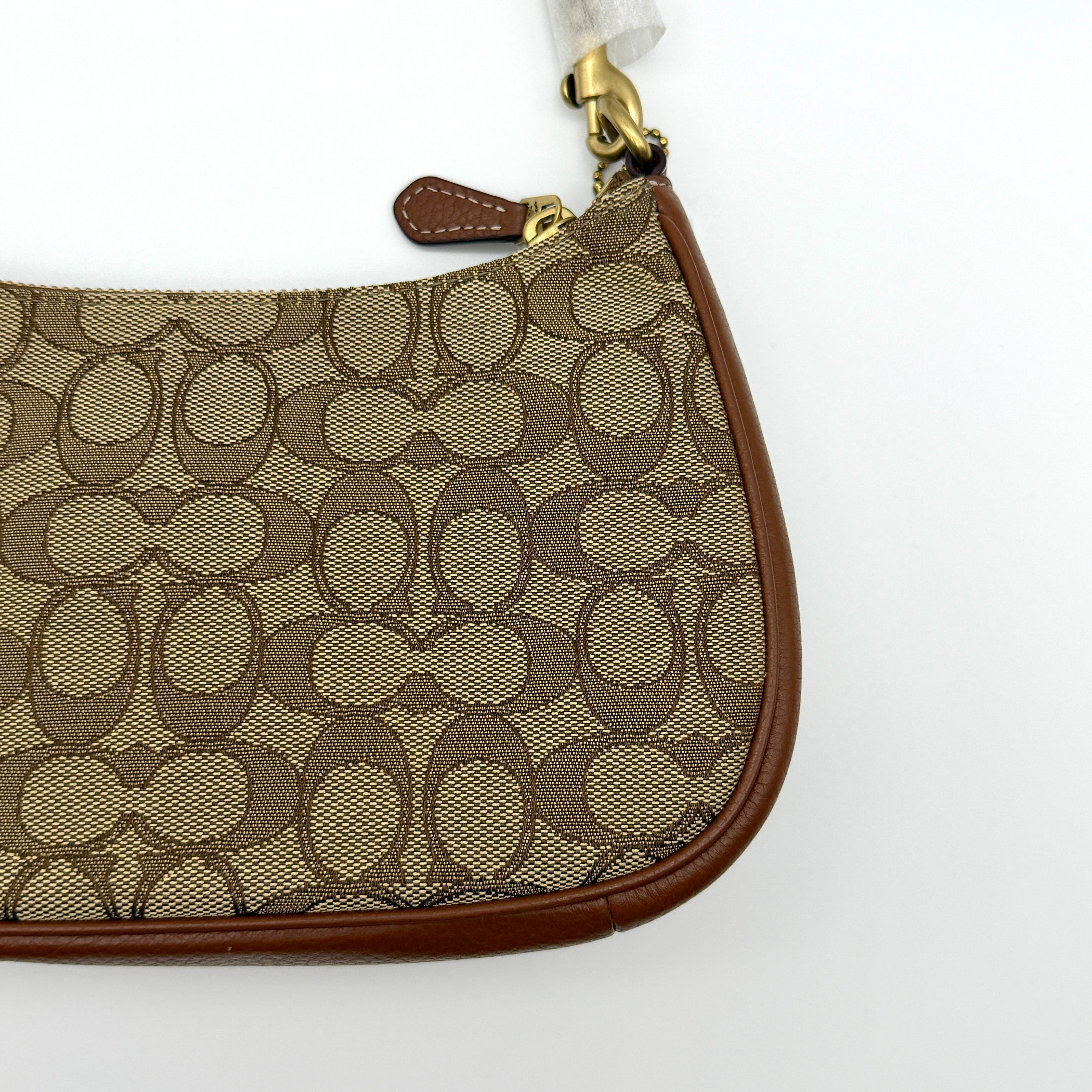 Disney x Coach 2Way Signature Teri Shoulder Bag Beige